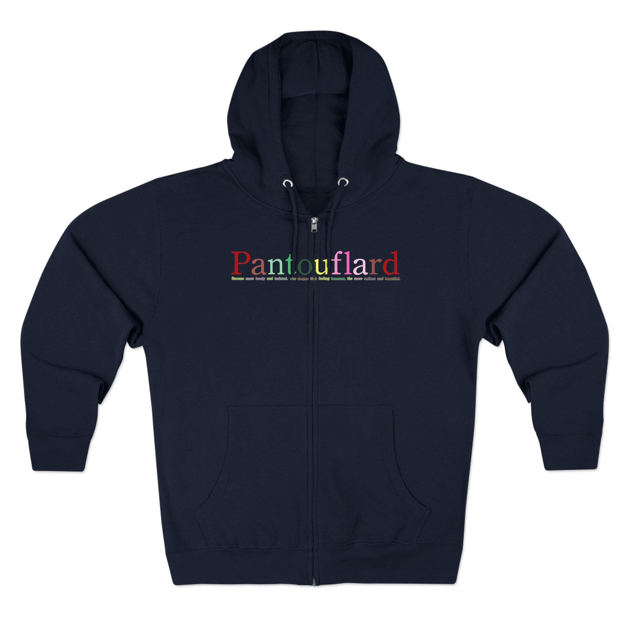 Text Zip Hoodie | Lane Seven Fleece with YKK Zipper