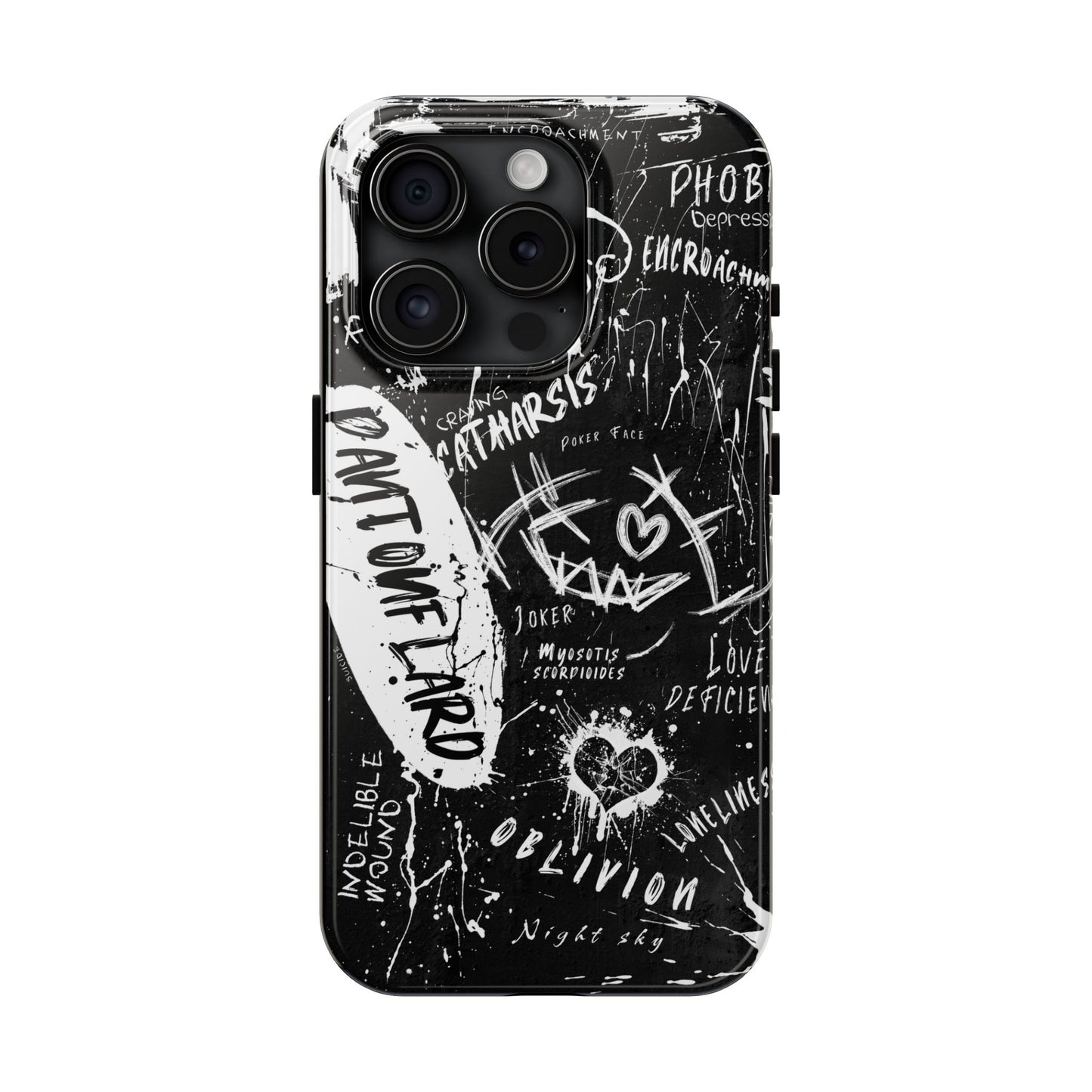 Edgy iPhone Cases for Tough Love - Perfect for Teens and Young Adults, Trendy Art, Unique Gift, Phone Accessories