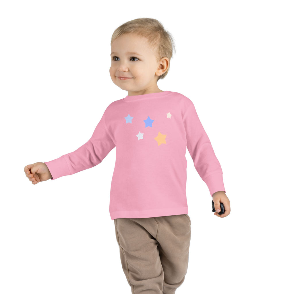 Toddler Cassiopeia Star Print Cotton Baby Long Sleeve Tee