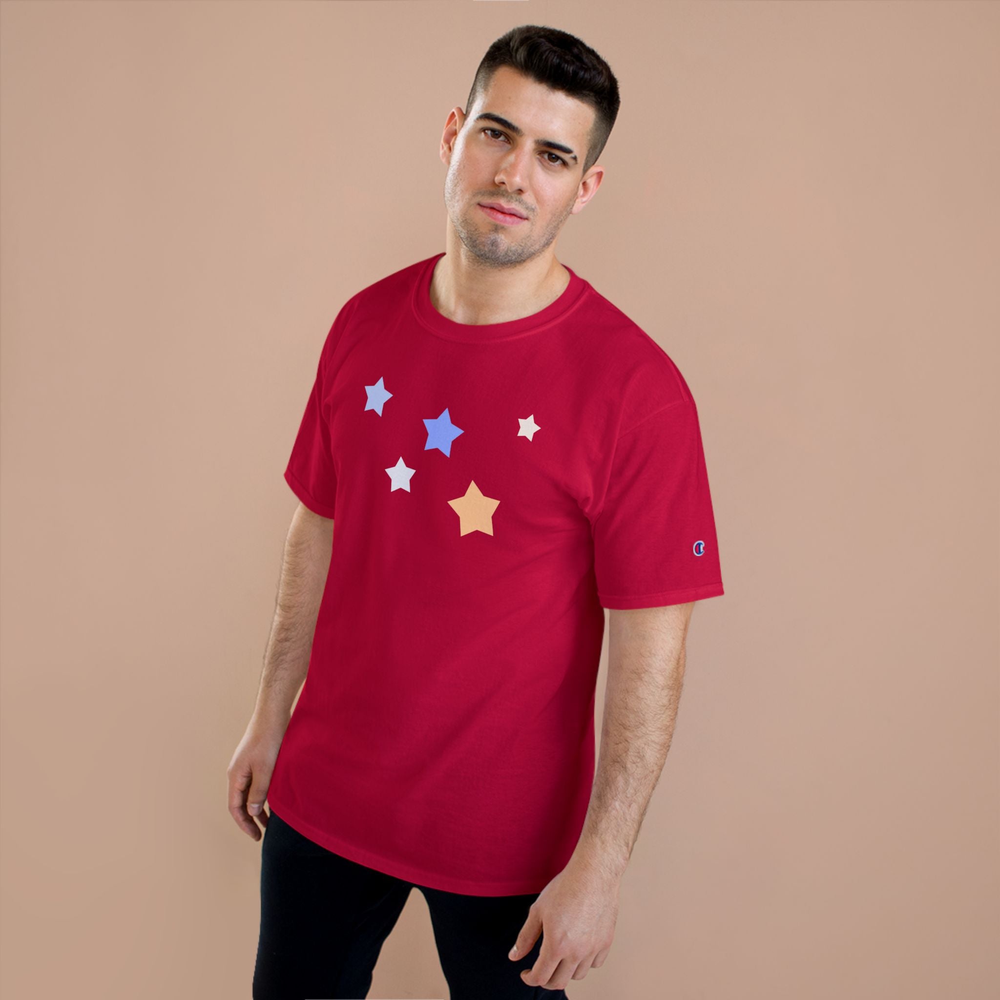 Champion Unisex Cassiopeia Constellation Short-Sleeve T-Shirt - W-Shape Graphic Tee