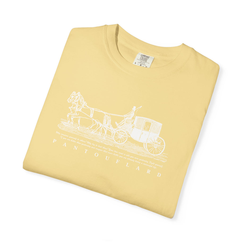 Unisex Burnt Orange Hanes Vintage Carriage Graphic 100% Cotton T-Shirt