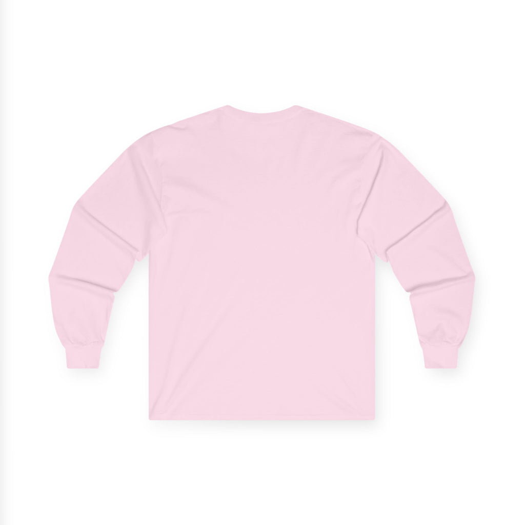 Unisex Black Pantouflard Carriage Cotton Long Sleeve Tee