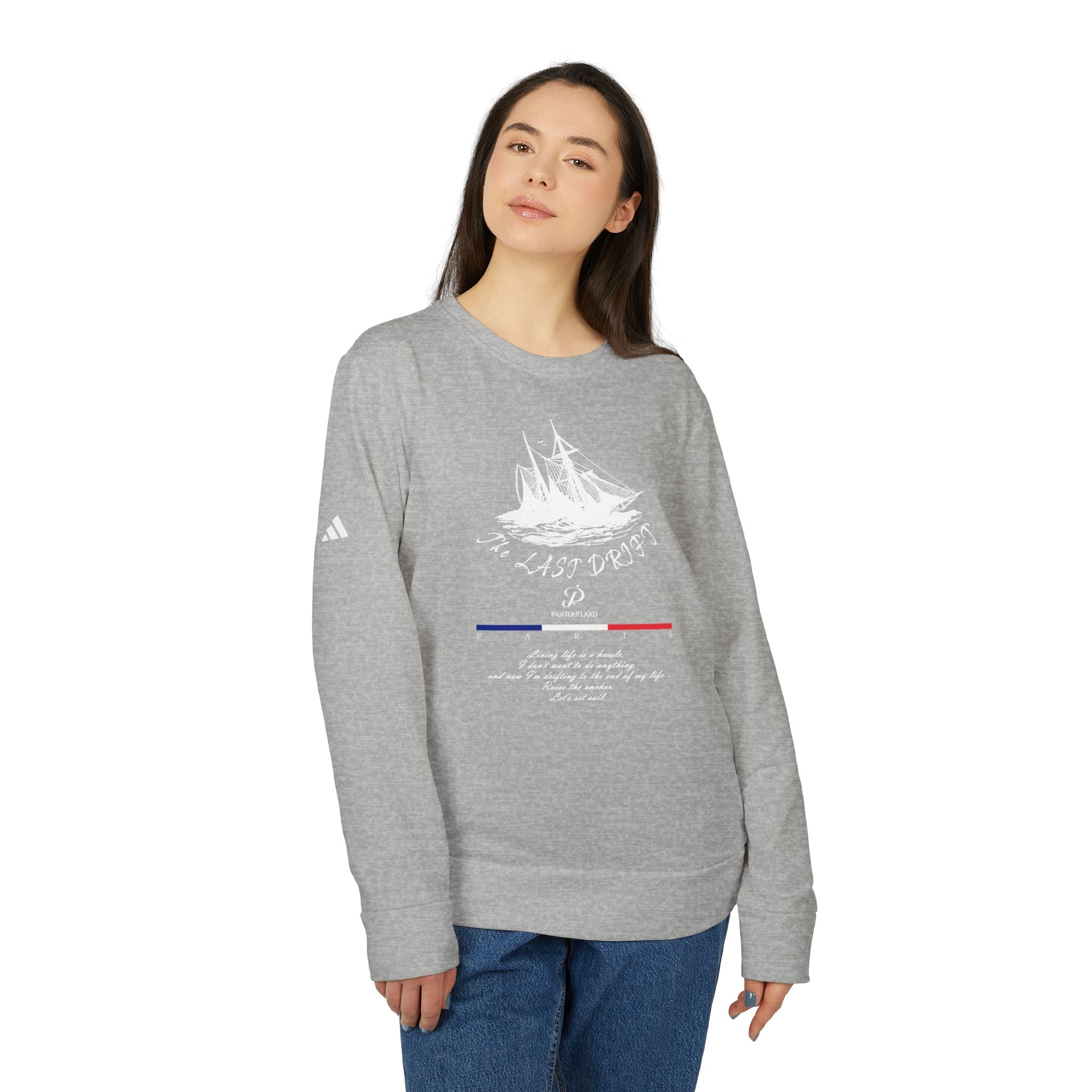 Adidas® Unisex Fleece-Sweatshirt mit Rundhalsausschnitt