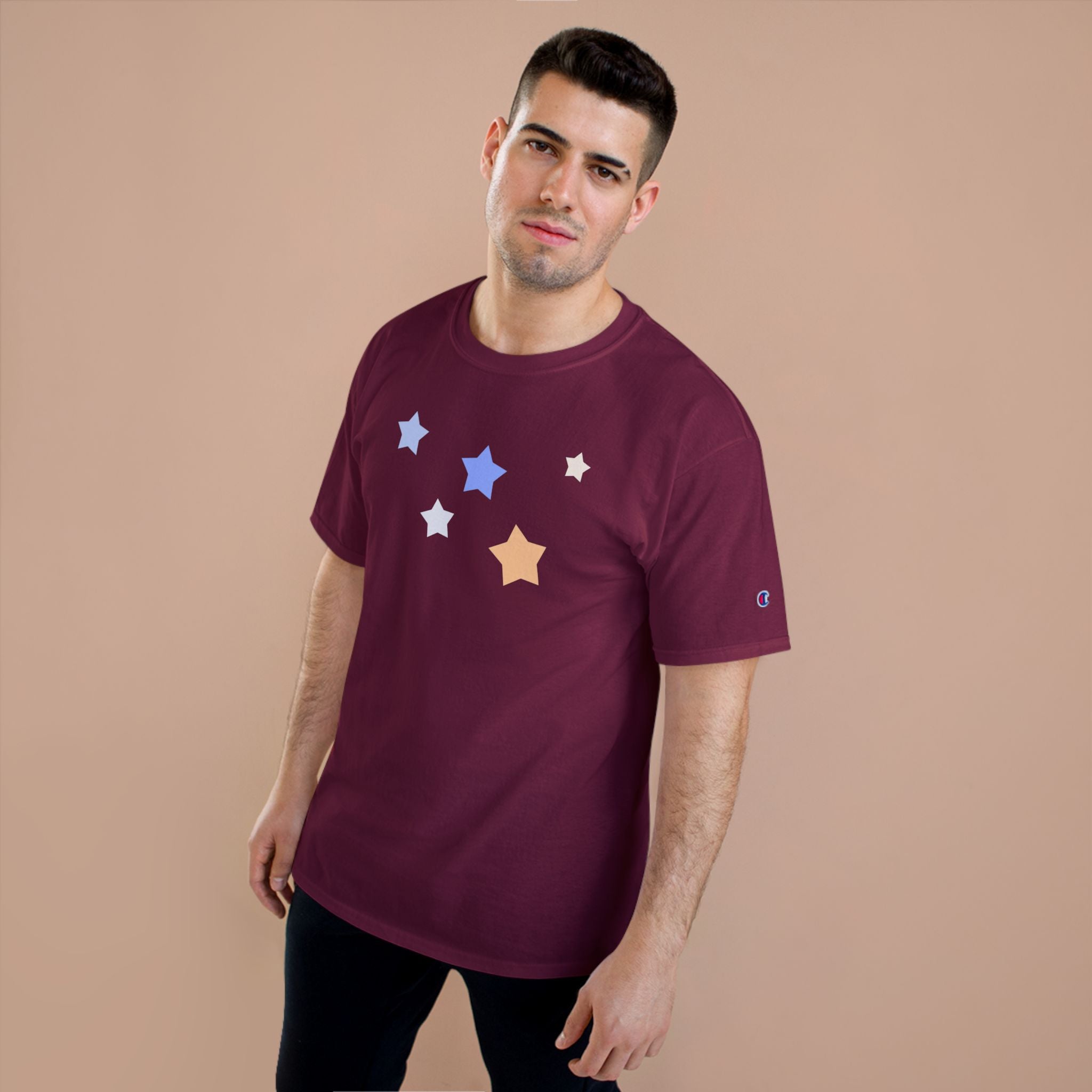 Champion Unisex Cassiopeia Constellation Short-Sleeve T-Shirt - W-Shape Graphic Tee