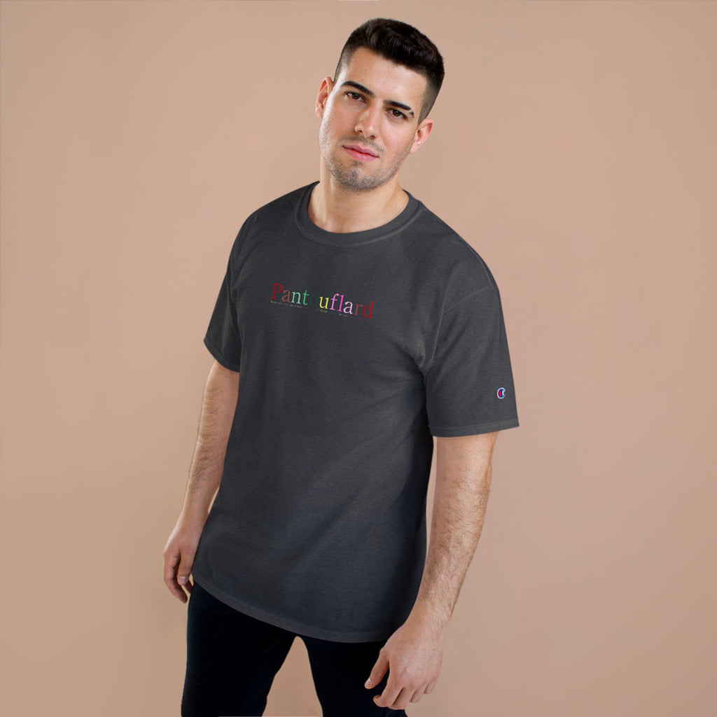 Champion Men's & Women's Black Heavyweight T-Shirt - 6.1oz Heritage Cotton Graphic Tee