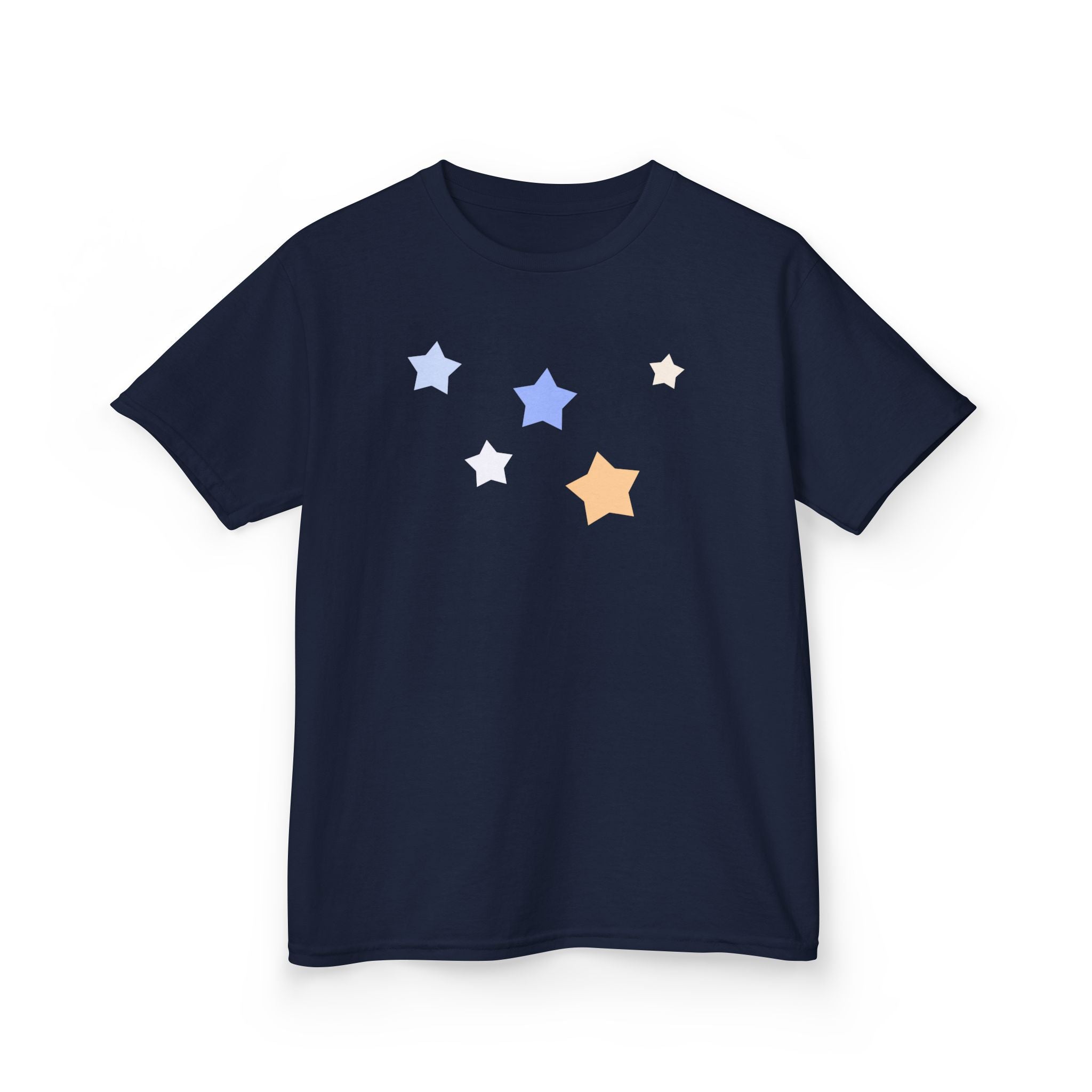 Kids Boys' & Girls' Cassiopeia Constellation Graphic T-Shirt - W-Shape Heavy Cotton Tee