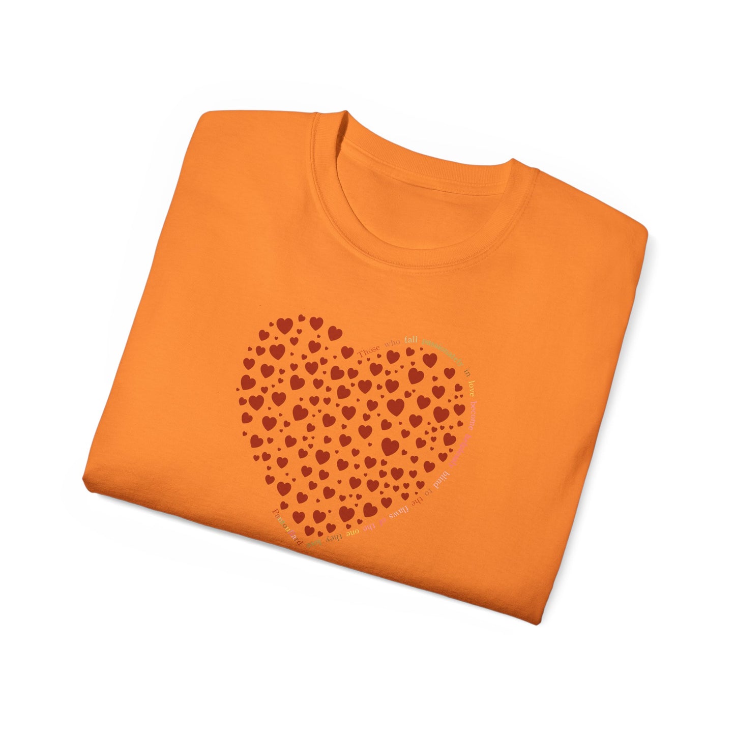 Red Heart Unisex Kurzarm-T-Shirt