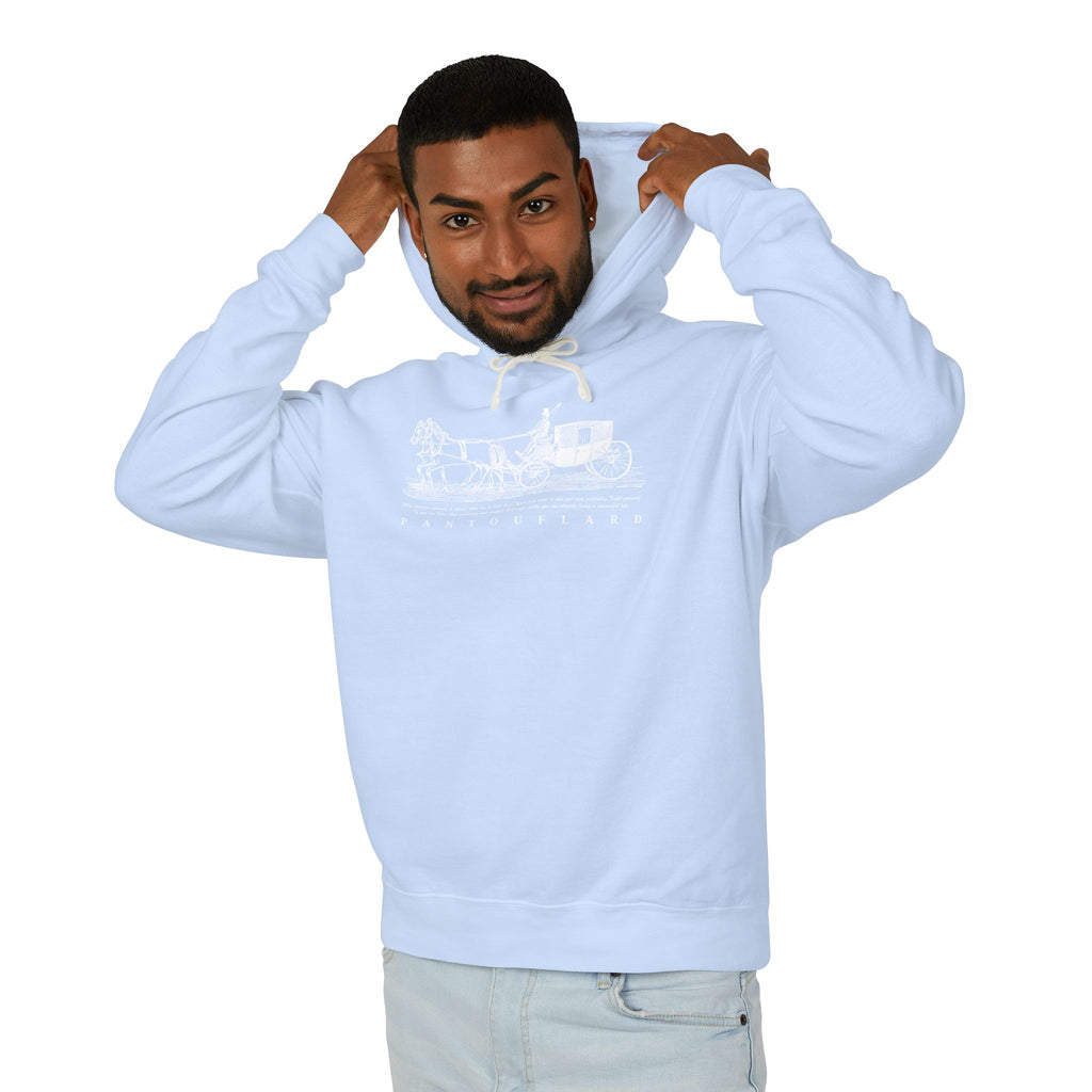 Old Money Equestrian Heritage Hoodie - The Timeless Carriage II (Lightweight 100% Cotton)