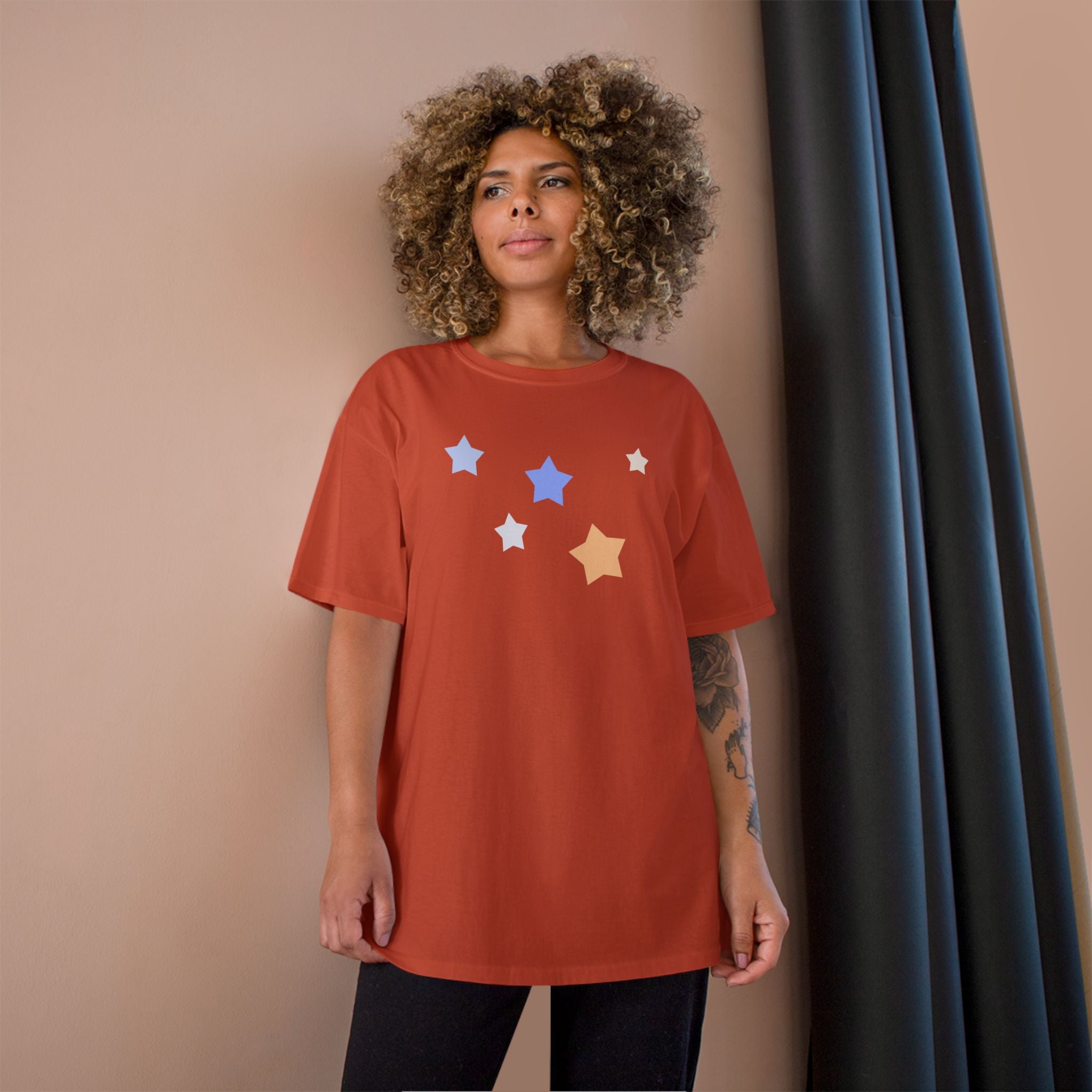 Champion Unisex Cassiopeia Constellation Short-Sleeve T-Shirt - W-Shape Graphic Tee