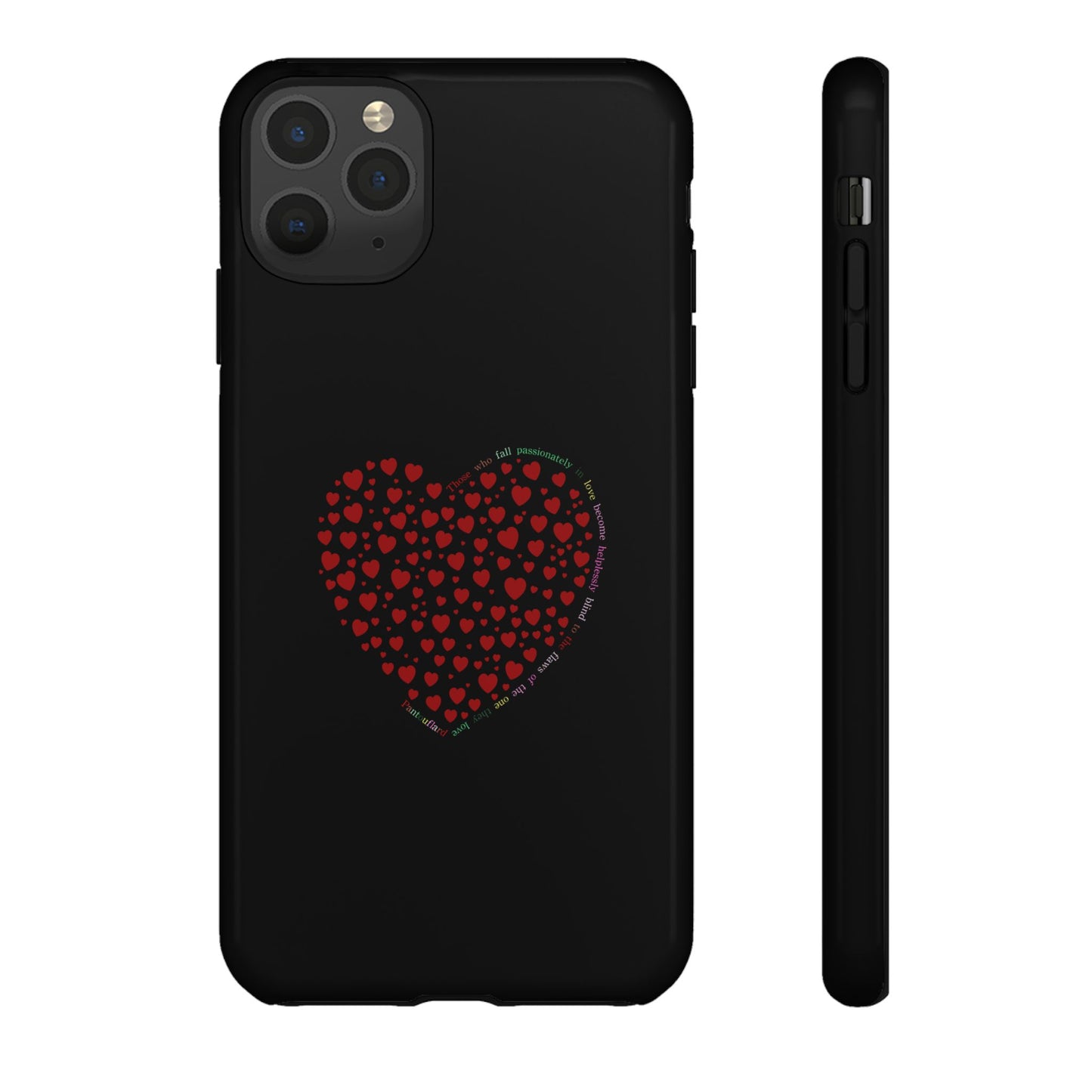 Fundas de corazón rojo para teléfonos iPhone, Galaxy, Google Pixel (54 tipos)