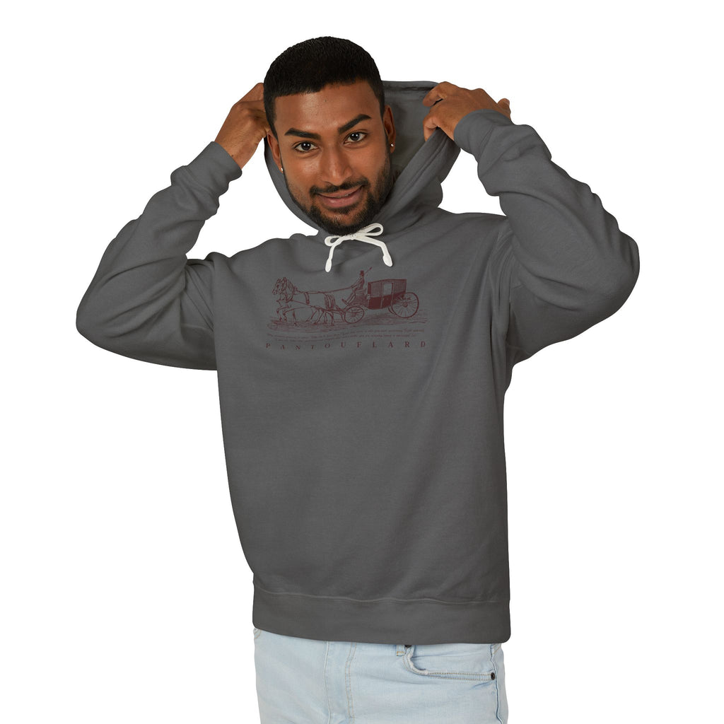 Old Money Equestrian Heritage Hoodie - The Timeless Carriage I (Lightweight 100% Cotton)