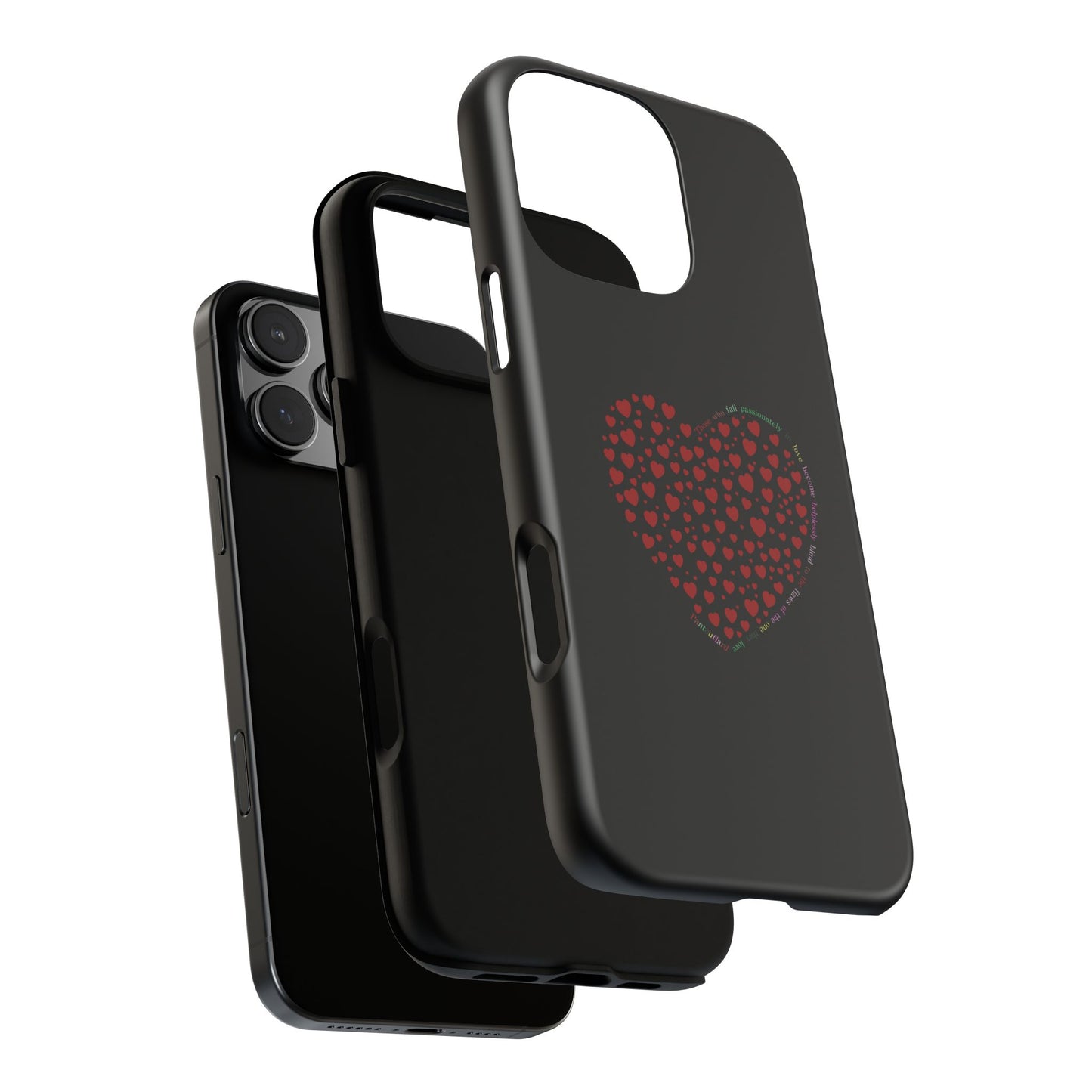Fundas de corazón rojo para teléfonos iPhone, Galaxy, Google Pixel (54 tipos)