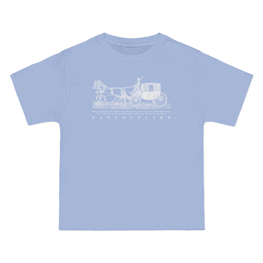 Unisex Navy Hanes Vintage Carriage Graphic 100% Cotton T-Shirt