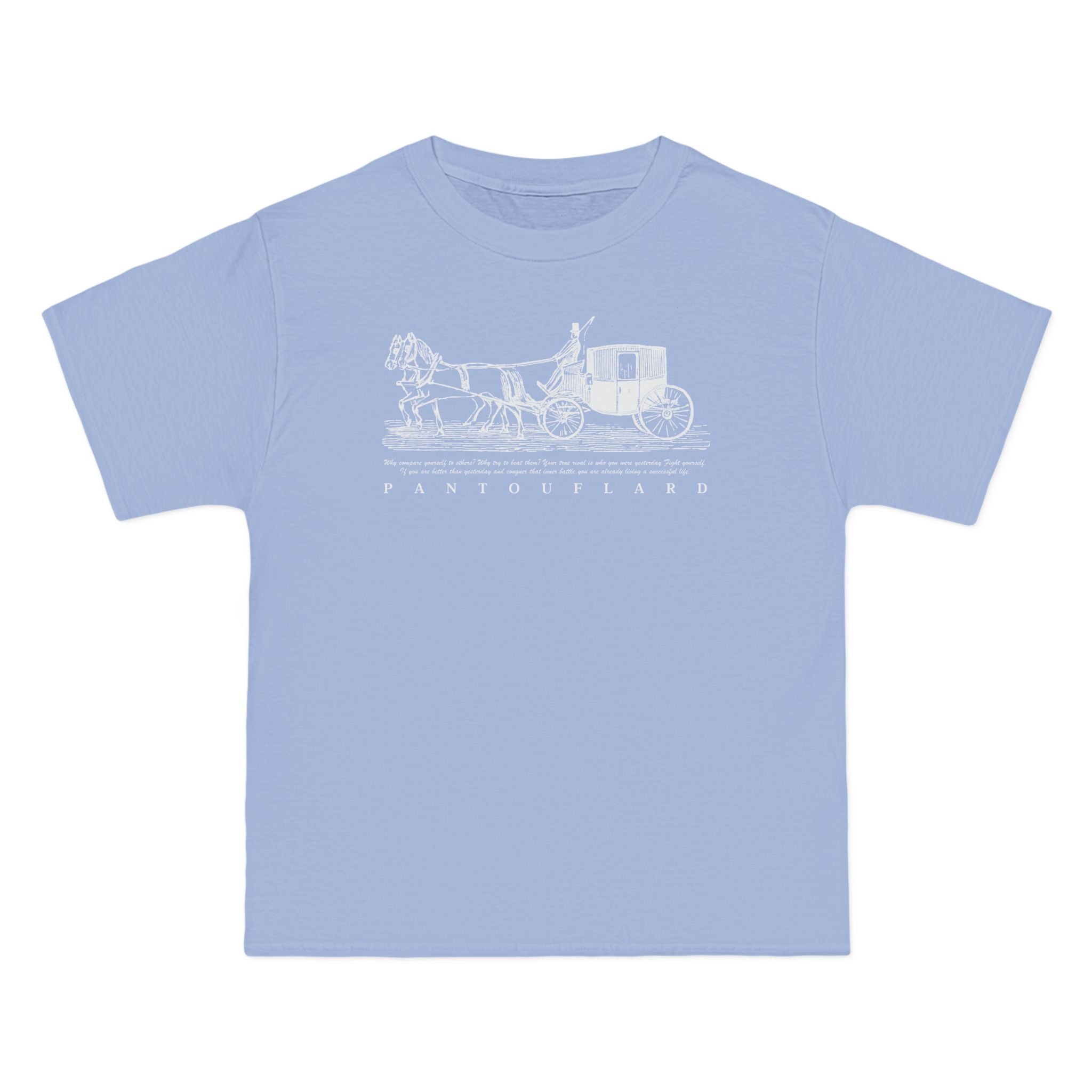 Unisex Navy Hanes Vintage Carriage Graphic 100% Cotton T-Shirt