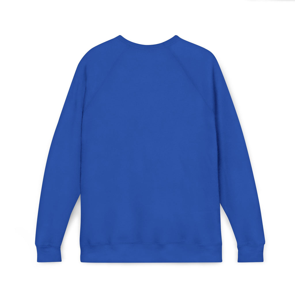 Unisex Old Money Aesthetic Raglan Sweatshirt - Colorful Logo (Premium Sponge Fleece)