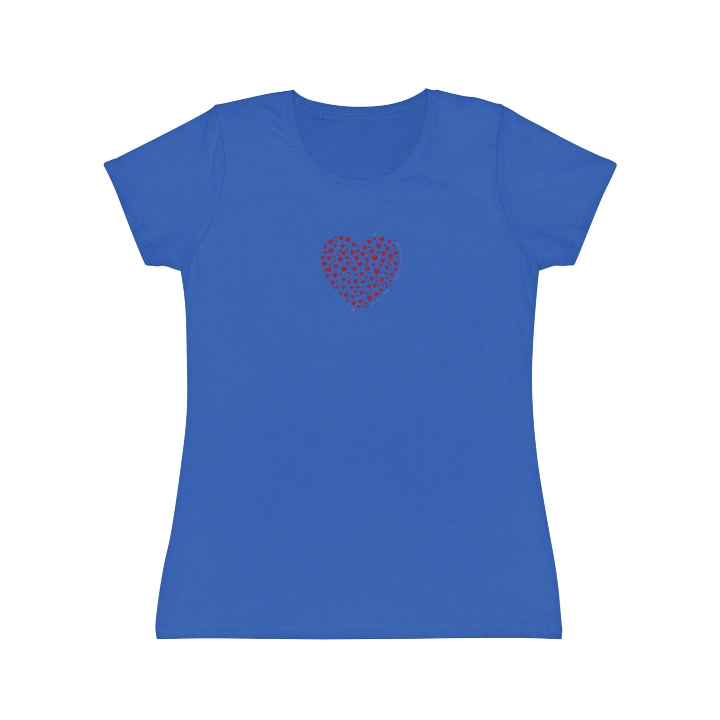 Slim fit Women's T-Shirt (Red Heart)