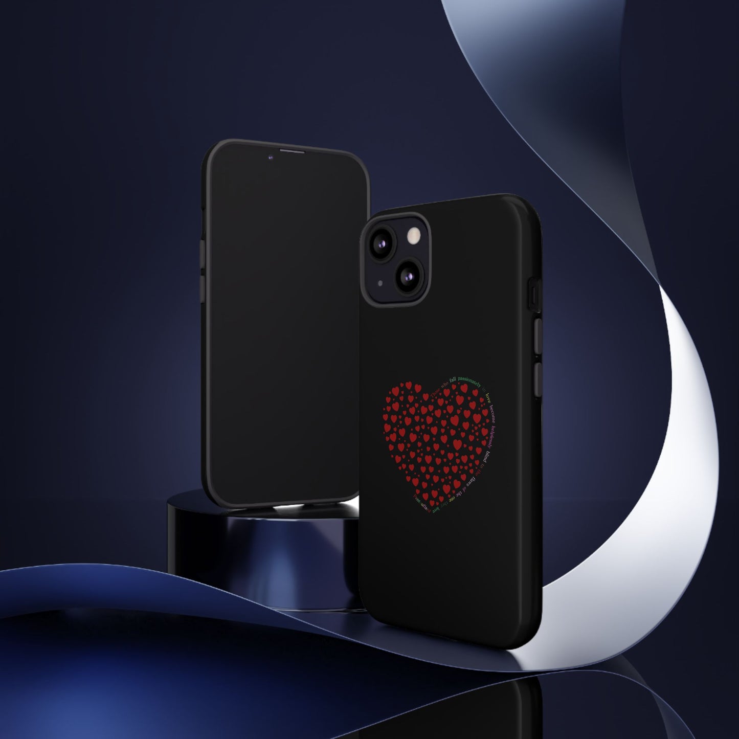 Fundas de corazón rojo para teléfonos iPhone, Galaxy, Google Pixel (54 tipos)