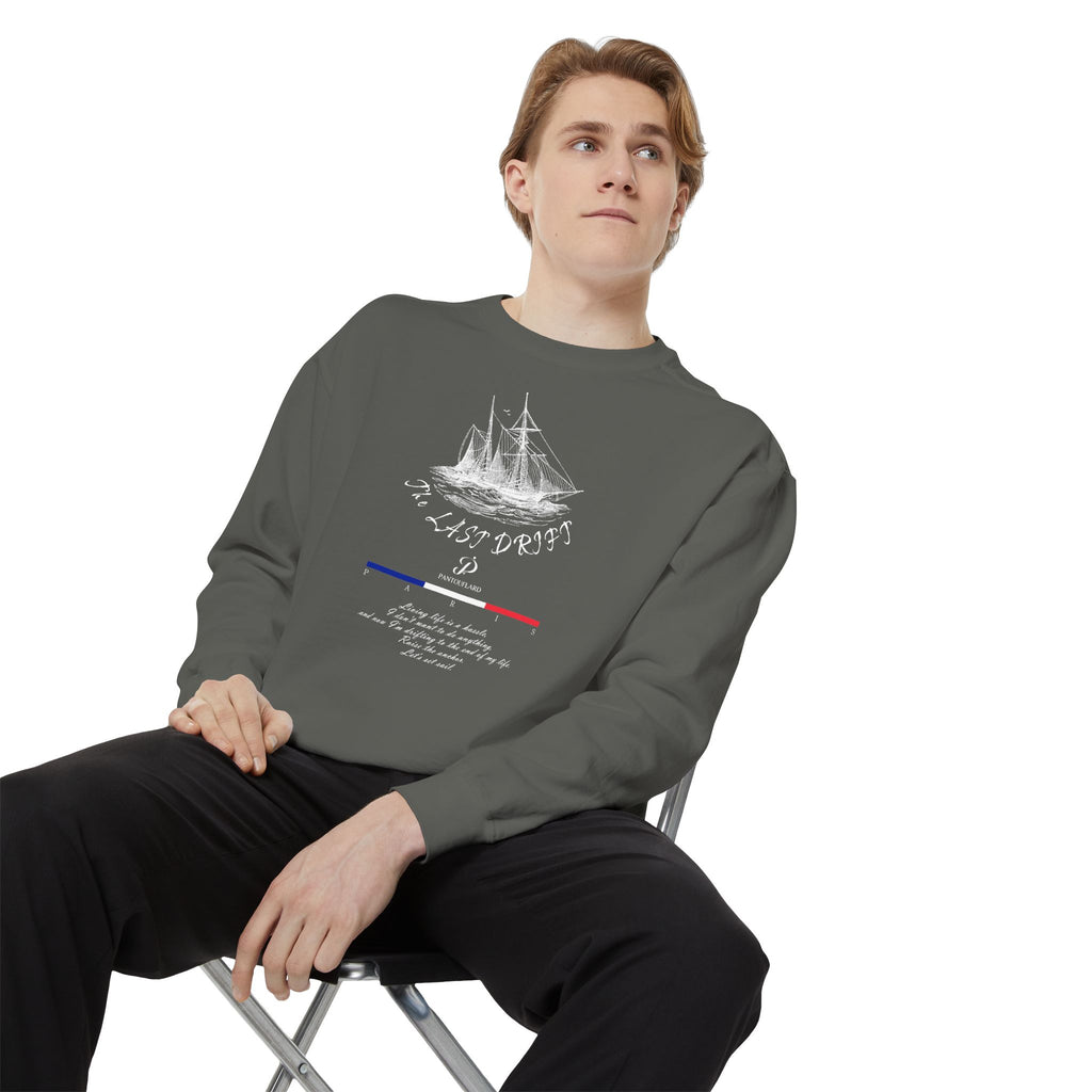 Unisex Navy Last Drift Cotton Blend Sweatshirt