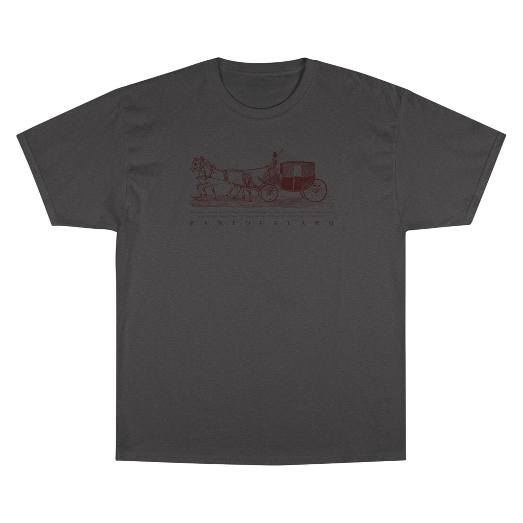 Unisex Burnt Orange Champion Vintage Carriage 100% Cotton T-Shirt