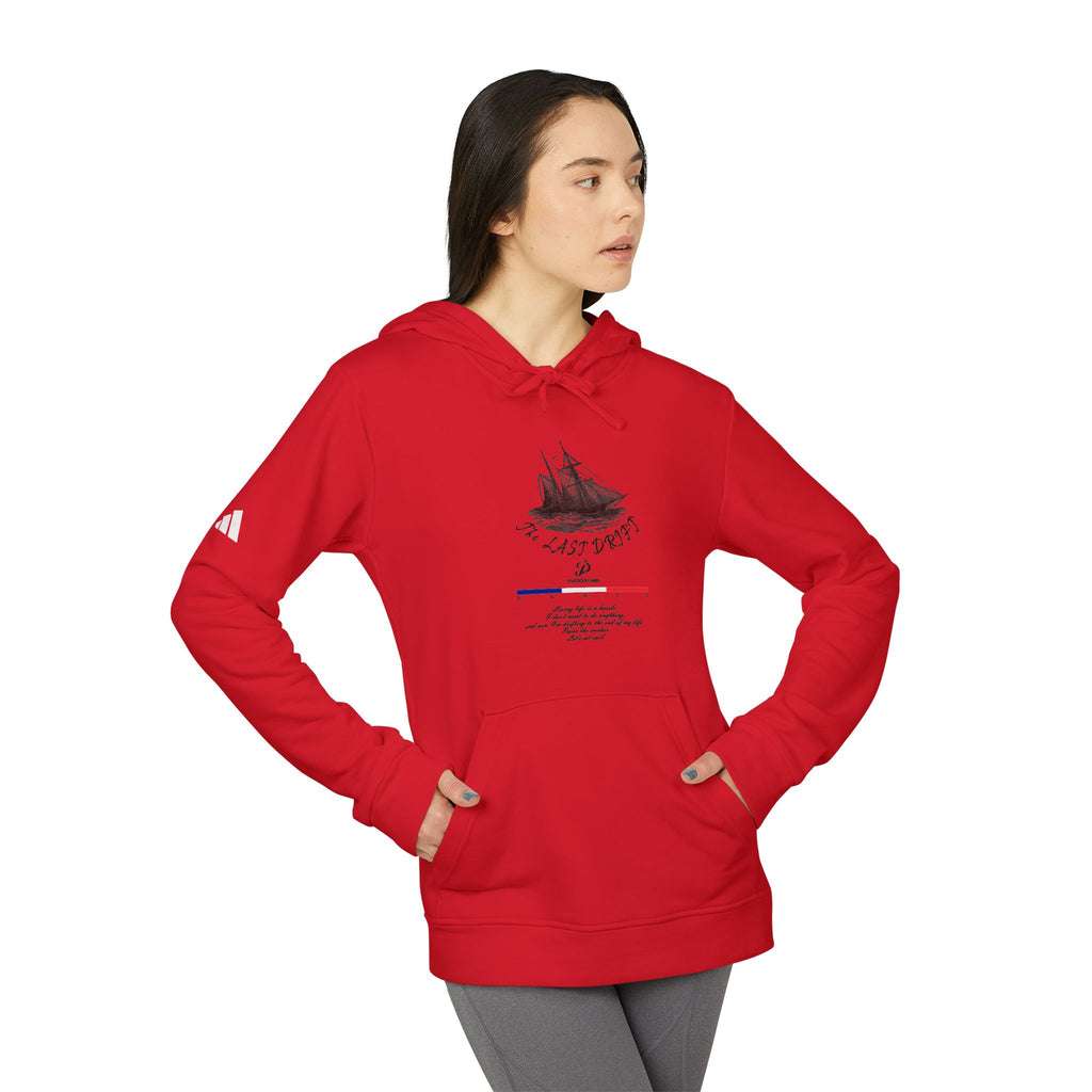 Old Money Yacht Club Hoodie - The Last Drift I (Authentic Adidas Sporty Rich Fleece)