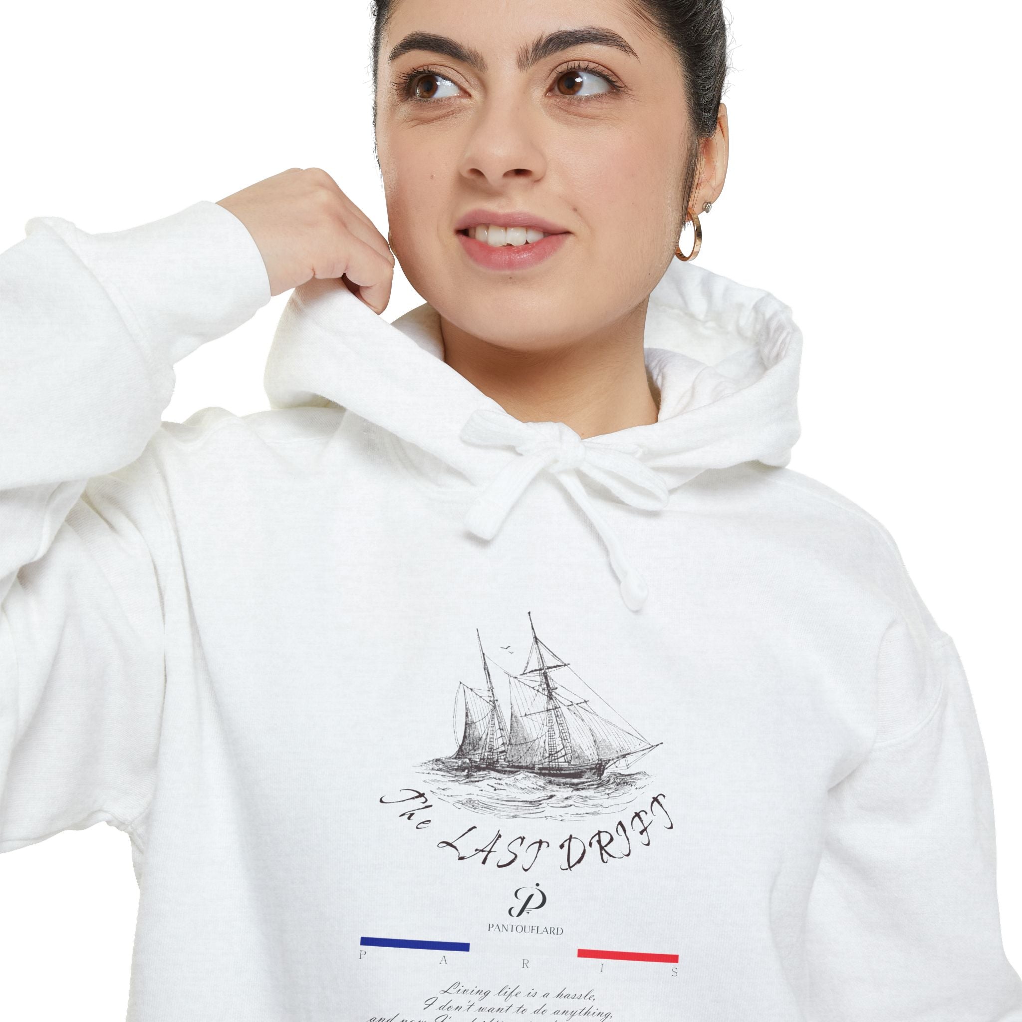 Old Money Nautical Heritage Hoodie - The Last Drift I (9.5oz Garment-Dyed Fleece)