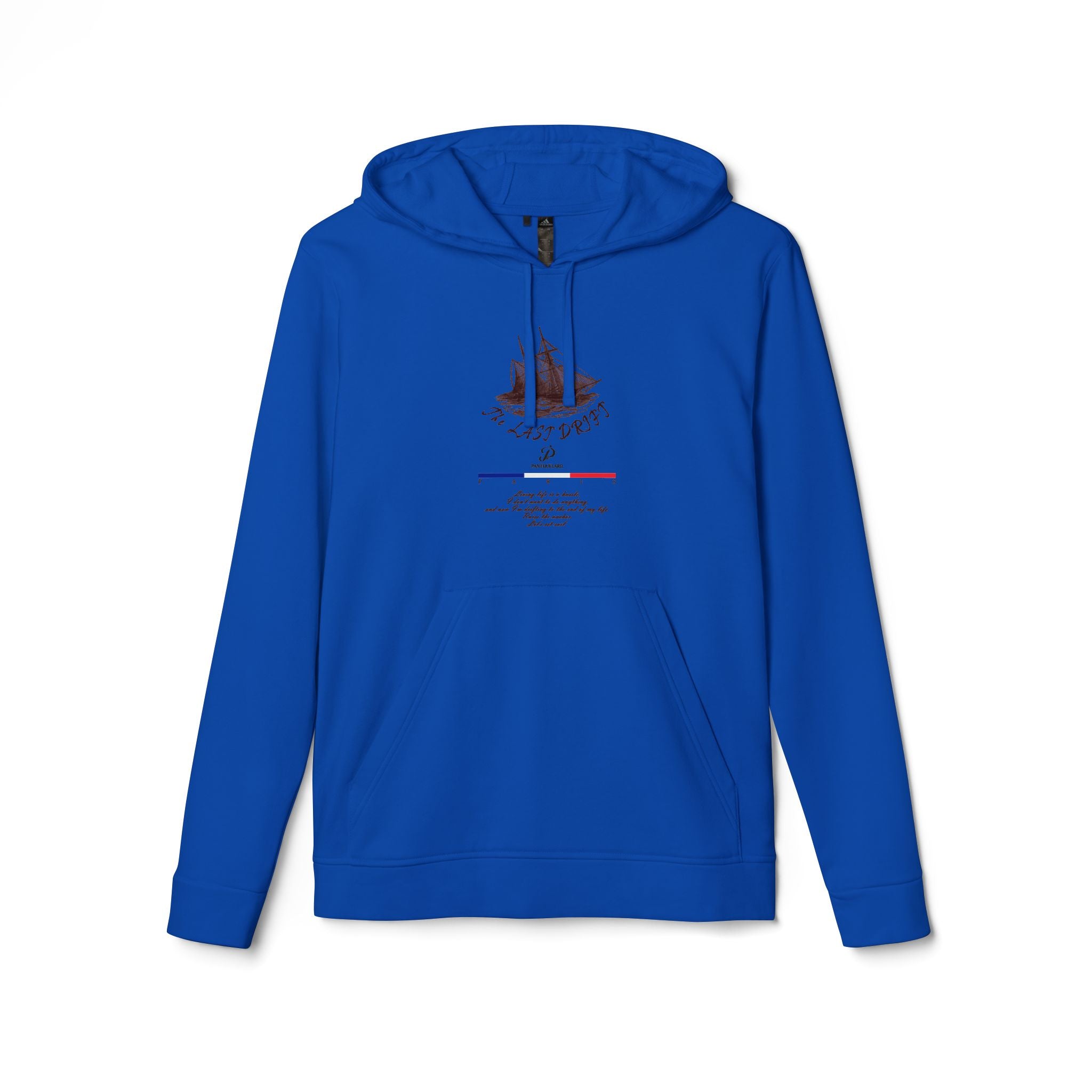 Old Money Yacht Club Hoodie - The Last Drift I (Authentic Adidas Sporty Rich Fleece)