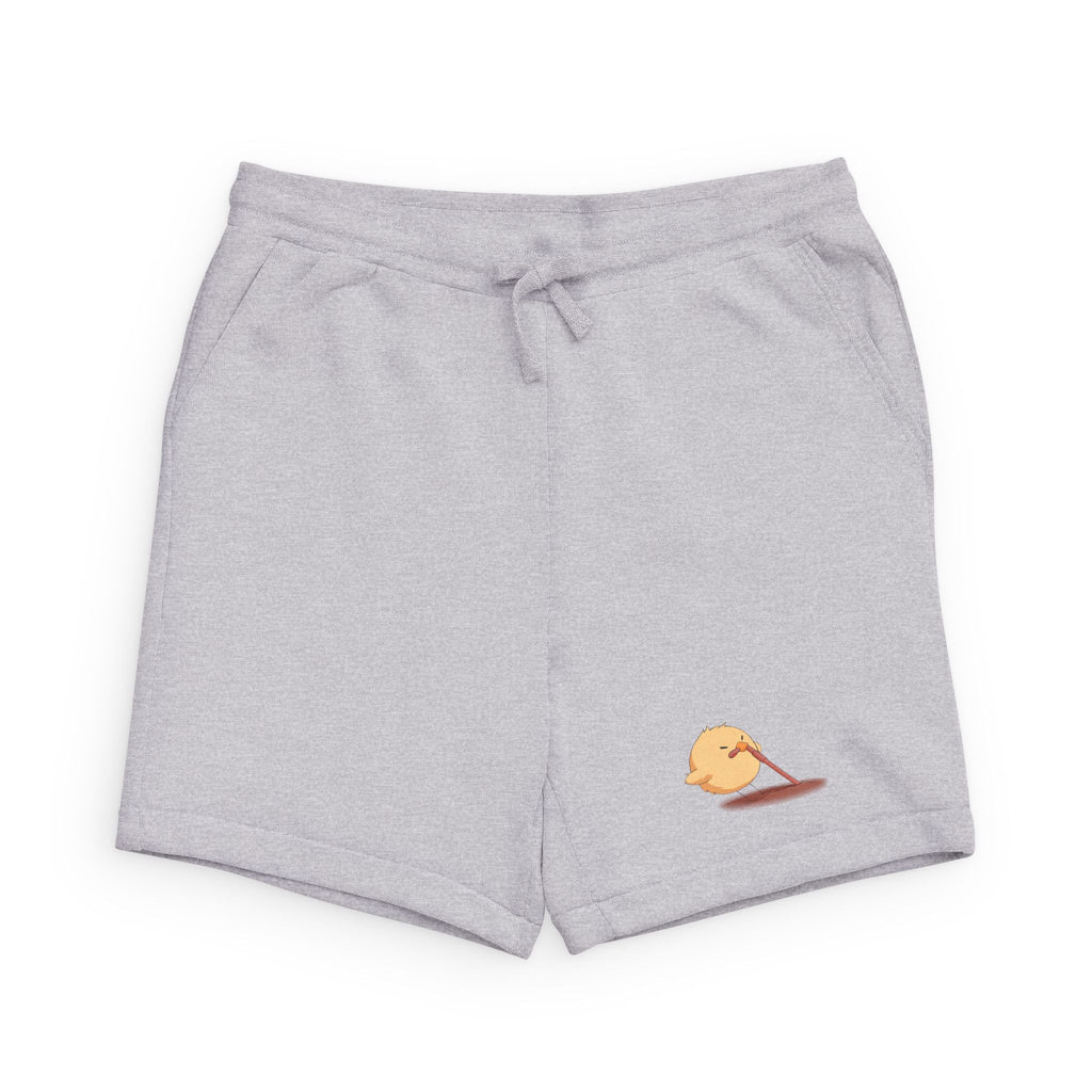 Chick and Worm Print Sponge Fleece Sweatshort