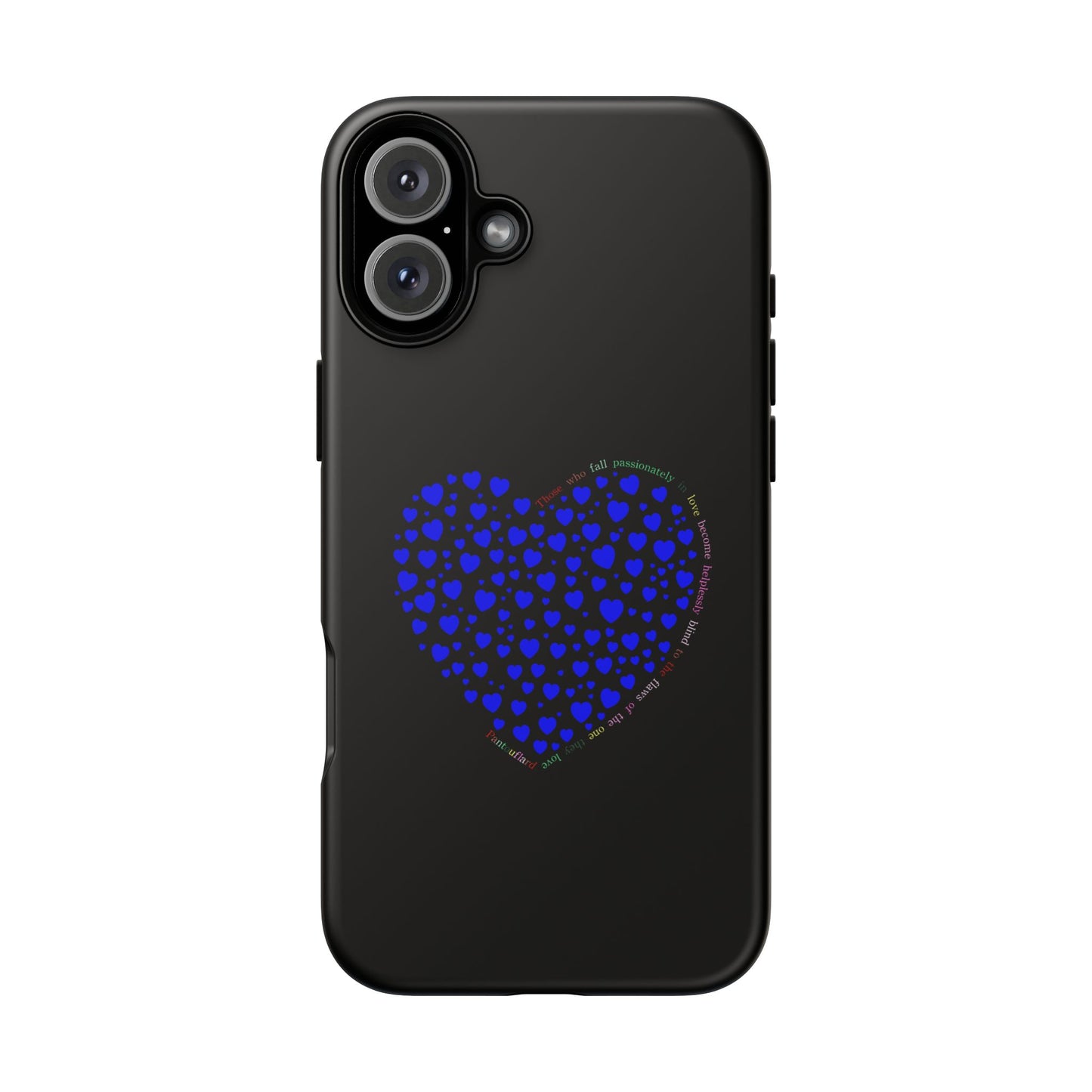Fundas de corazón azul para teléfonos iPhone, Galaxy, Google Pixel (54 tipos)