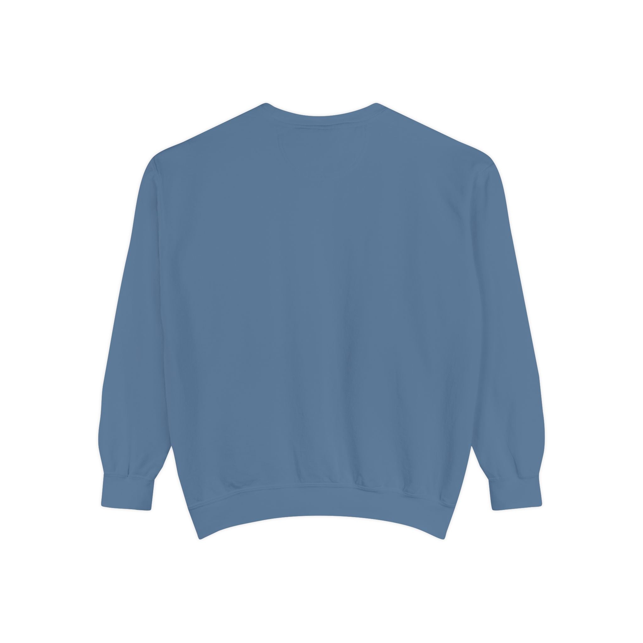 Unisex Navy Vintage Carriage Graphic Cotton Blend Sweatshirt