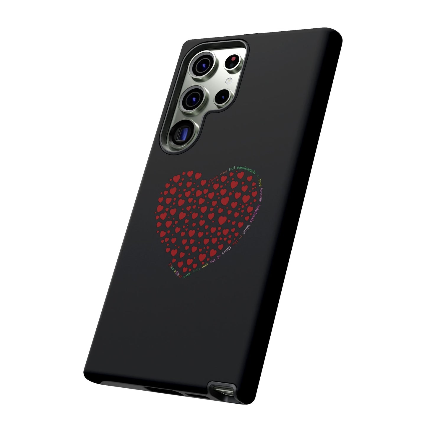 Fundas de corazón rojo para teléfonos iPhone, Galaxy, Google Pixel (54 tipos)