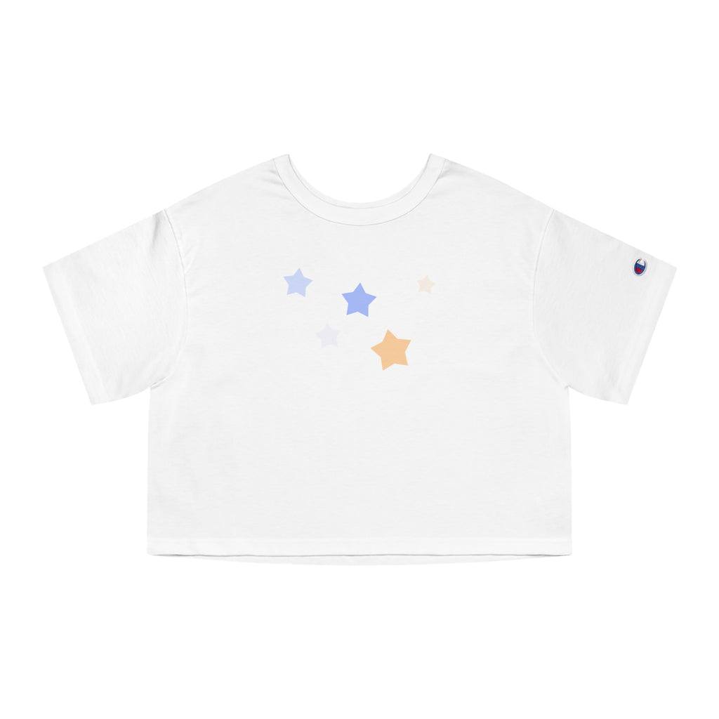 Champion Women's Cassiopeia Constellation Graphic Cropped T-Shirt - W-Shape Cotton Tee