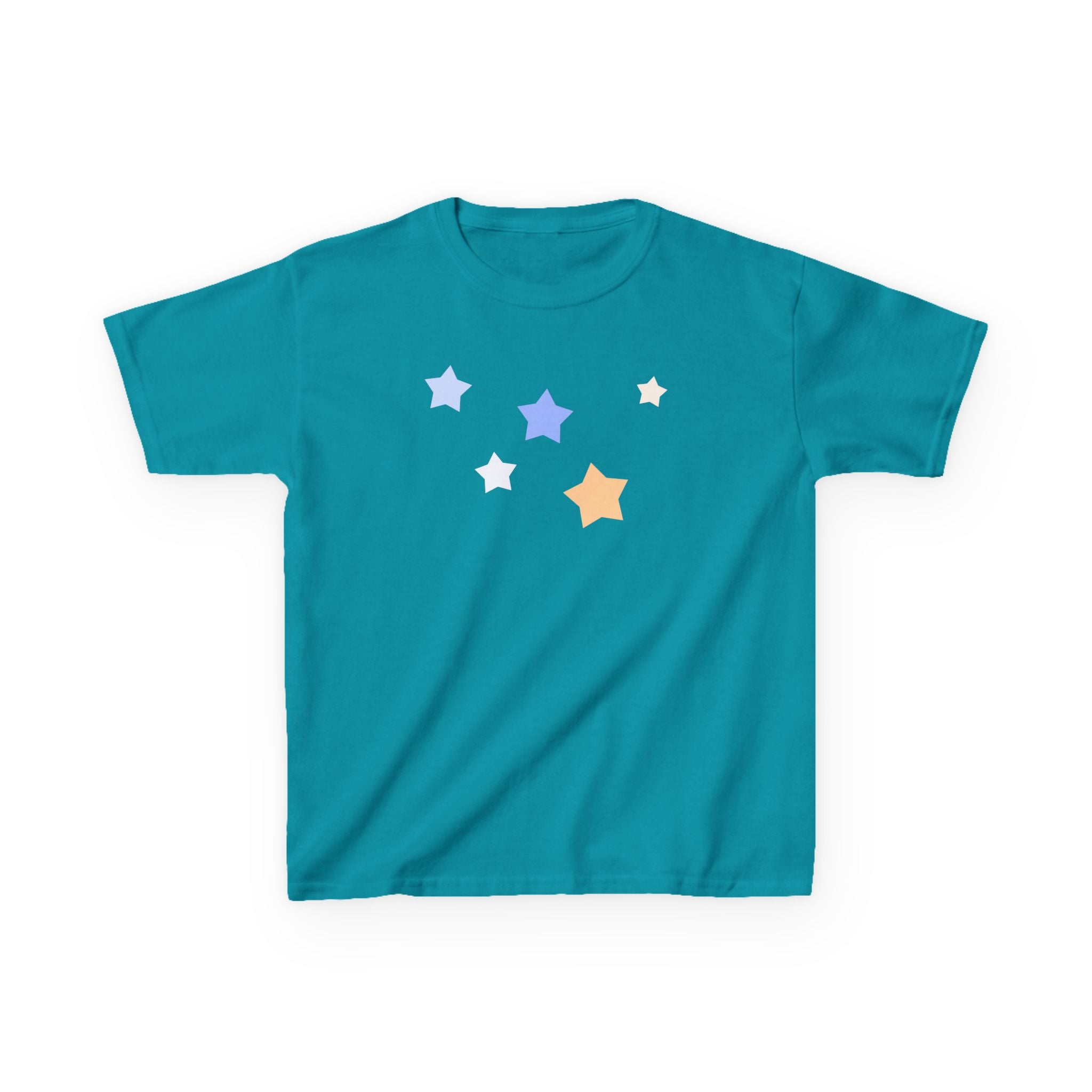 Kids Boys' & Girls' Cassiopeia Constellation Graphic T-Shirt - W-Shape Heavy Cotton Tee
