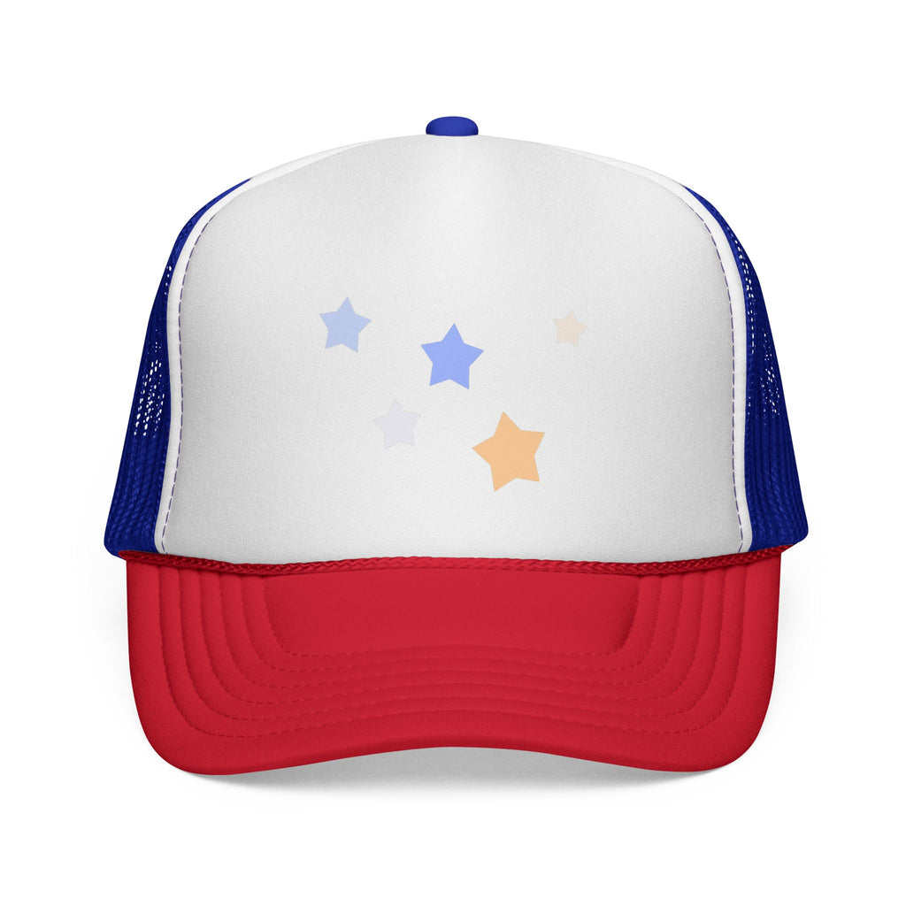 Unisex Cassiopeia Star Print Polyester Trucker Cap