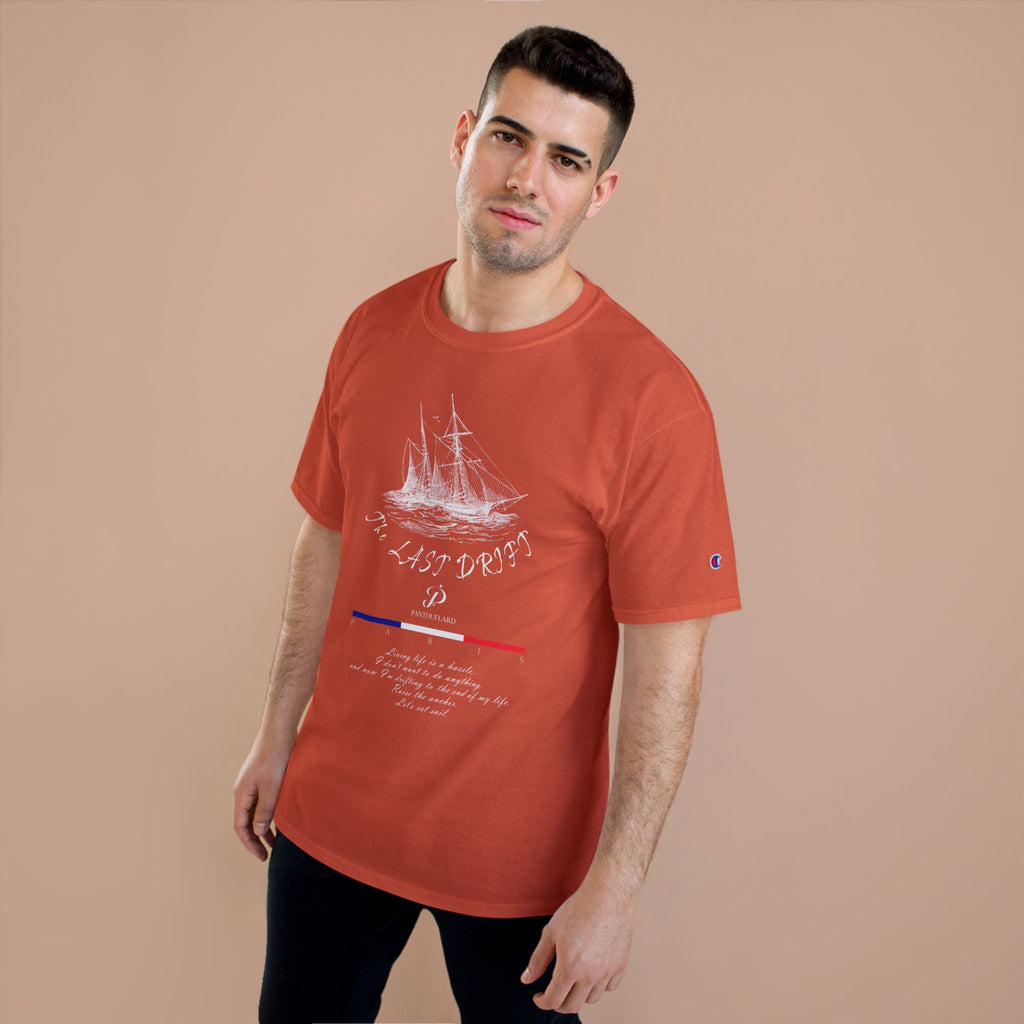 Champion Unisex Black Last Drift Cotton T-Shirt
