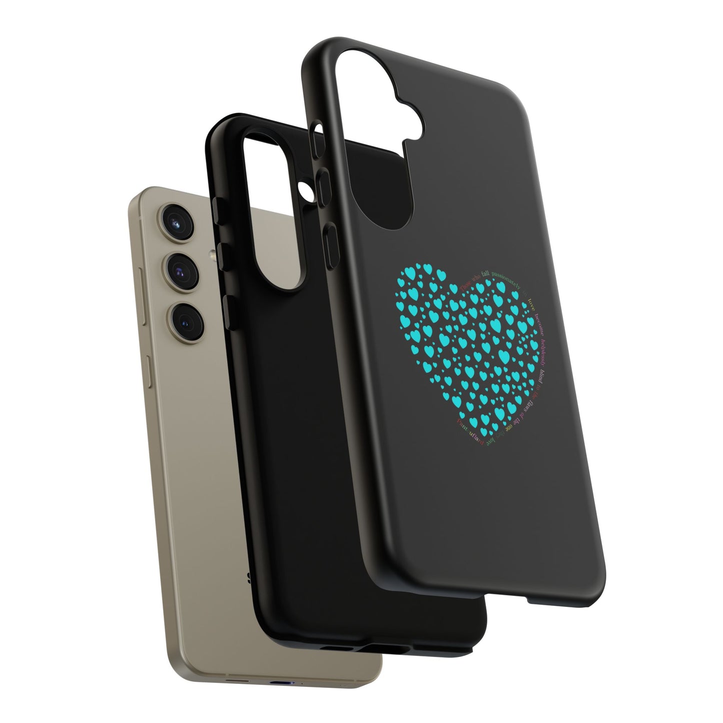 Fundas Mint Heart para teléfonos iPhone, Galaxy, Google Pixel (54 tipos)