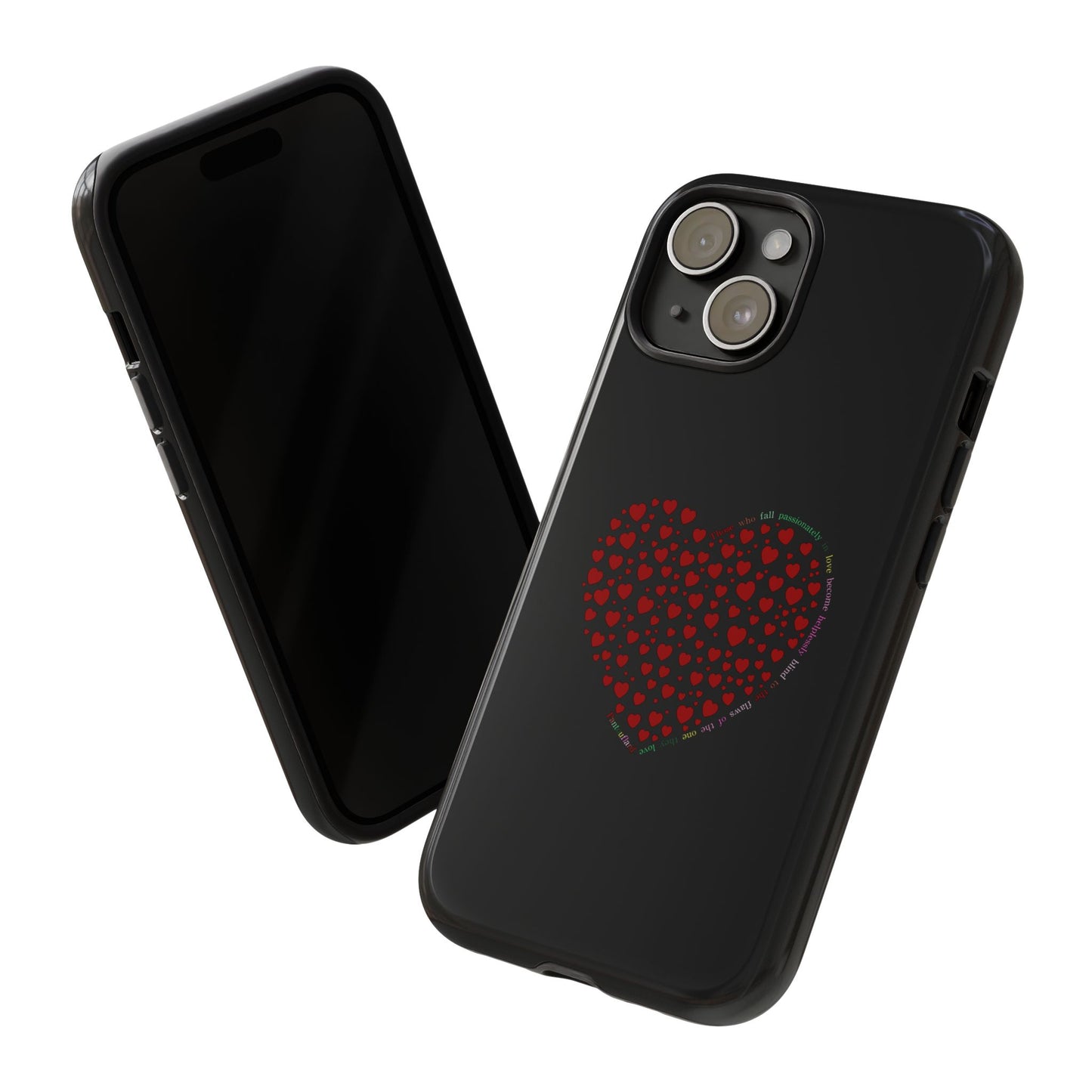 Fundas de corazón rojo para teléfonos iPhone, Galaxy, Google Pixel (54 tipos)