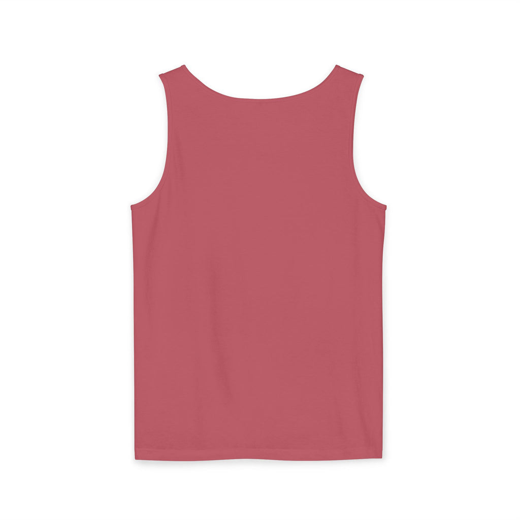 Unisex White Last Drift Cotton Garment-Dyed Tank Top