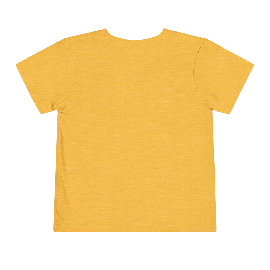 Toddler Yellow Floral Butterfly Spring Quote 100% Cotton Short Sleeve Tee