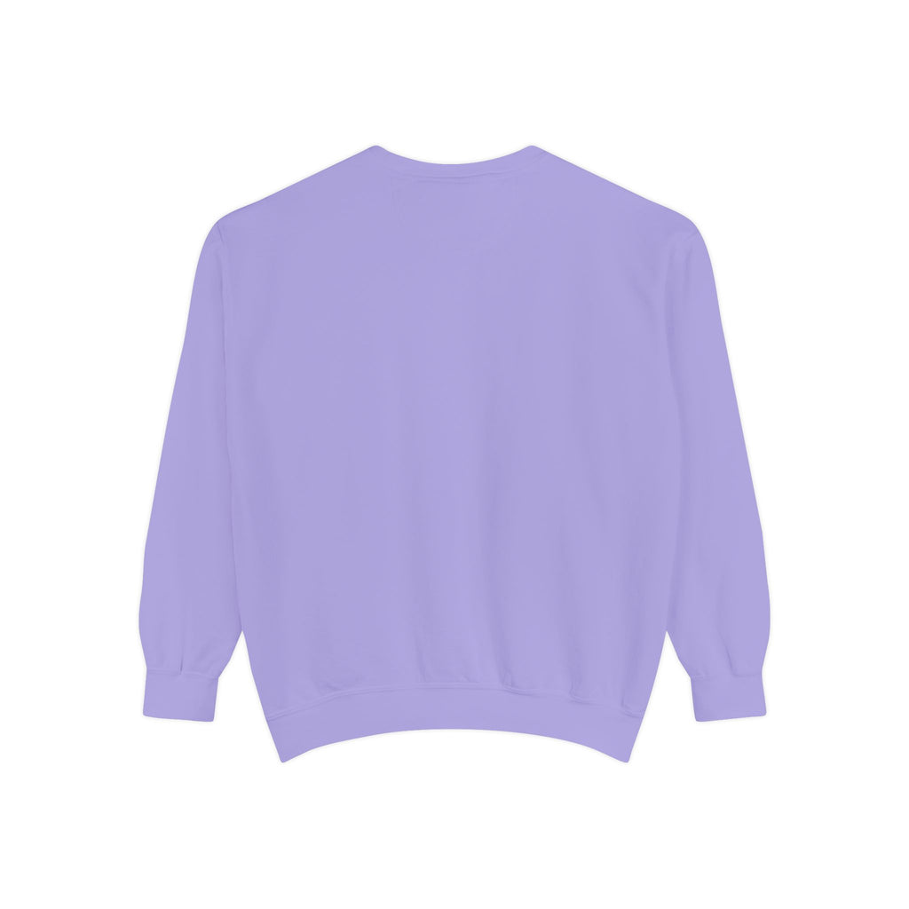 Unisex Navy Vintage Carriage Graphic Cotton Blend Sweatshirt