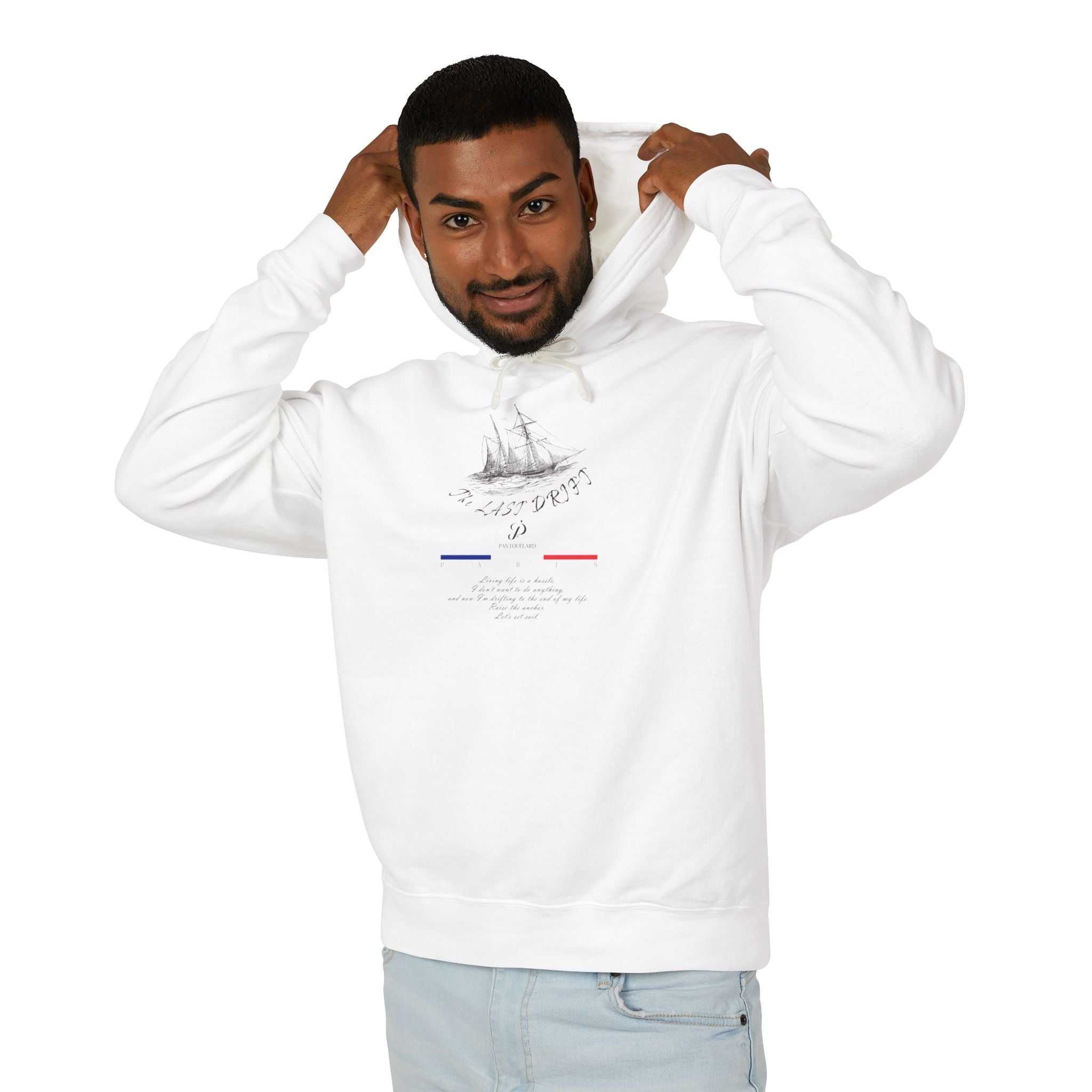 Old Money Nautical Heritage Hoodie - The Last Drift I (Lightweight 100% Cotton Coastal Pullover)