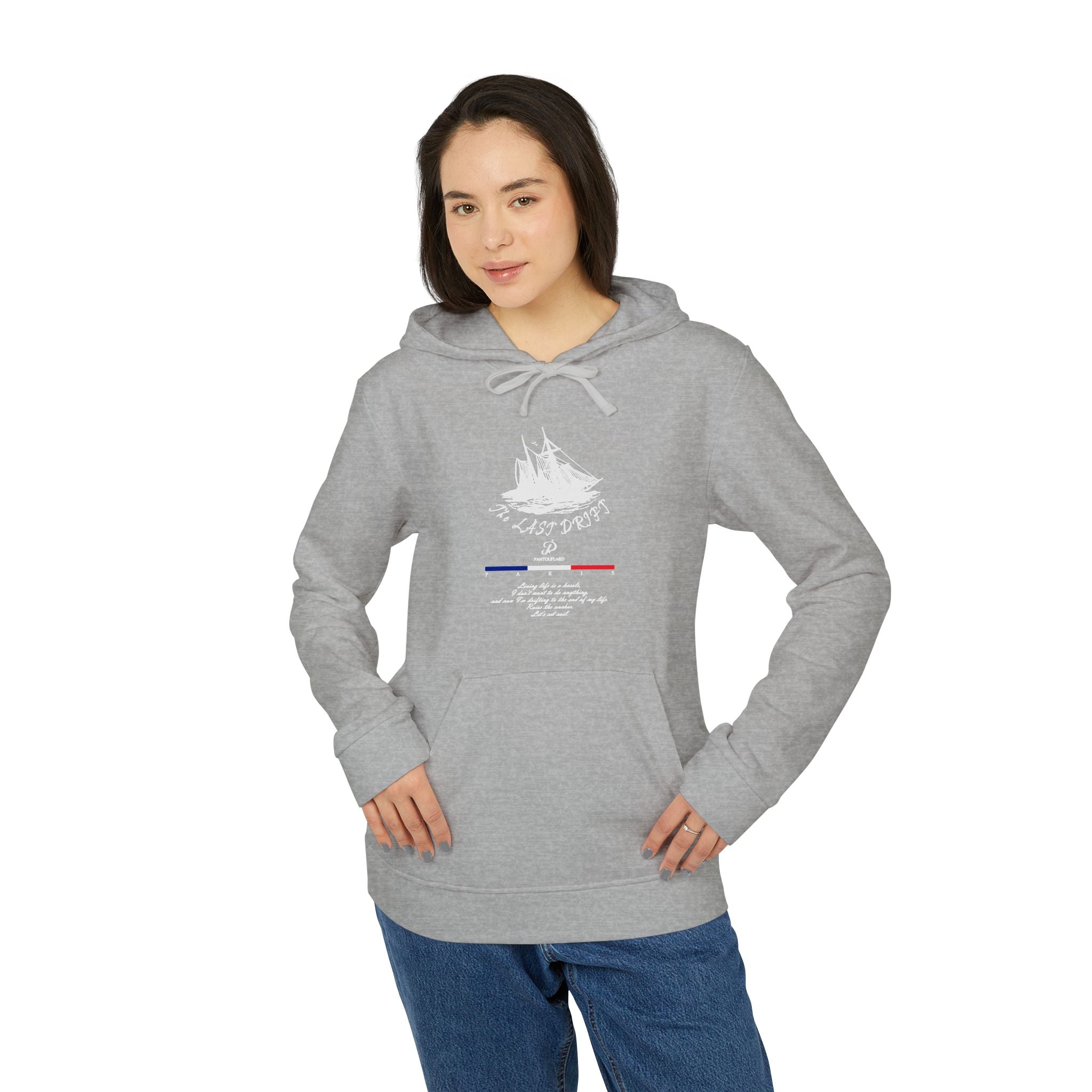 Old Money Yacht Club Hoodie - The Last Drift II (Authentic Adidas Sporty Rich Fleece)