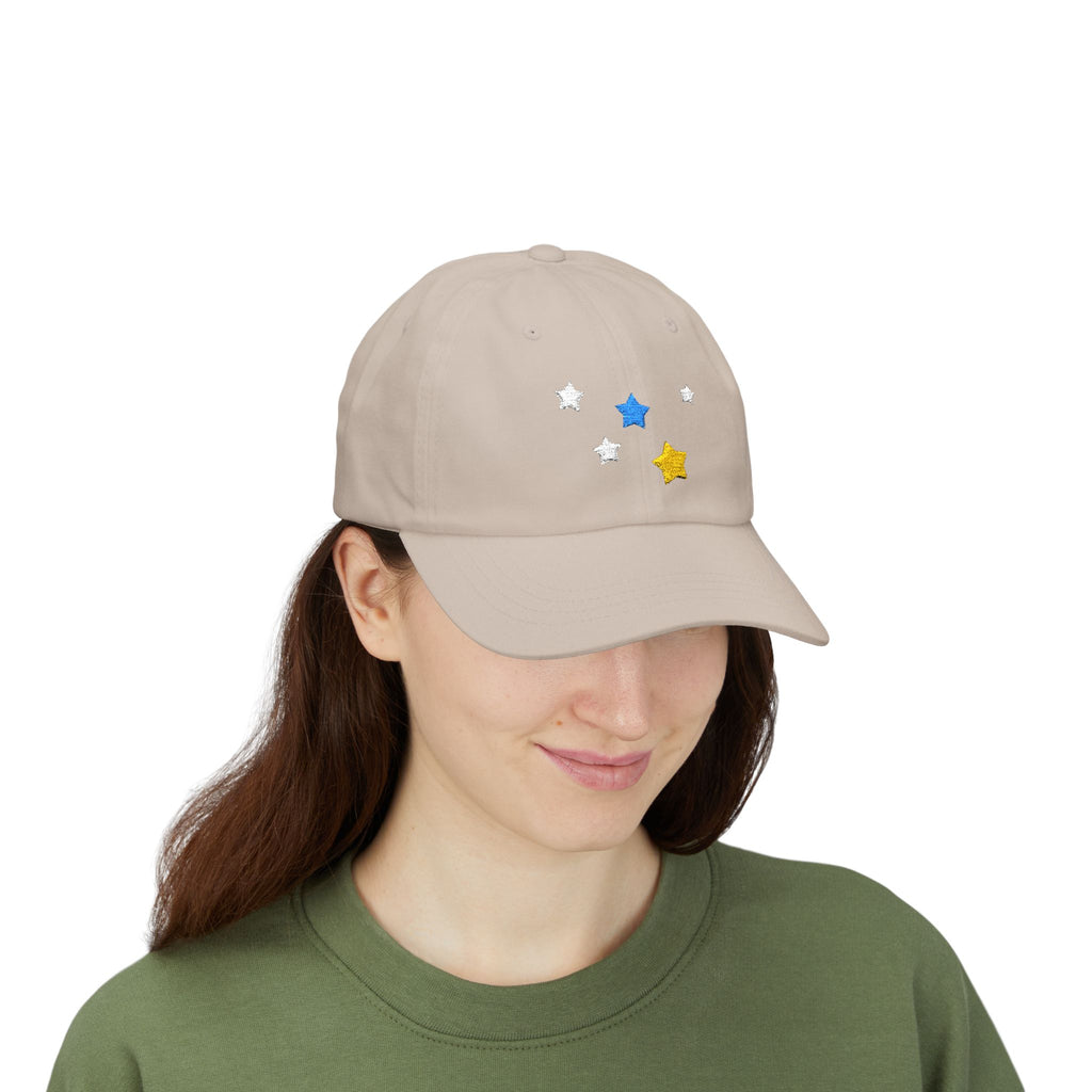 Unisex Cassiopeia Star Embroidered Cotton Dad Cap
