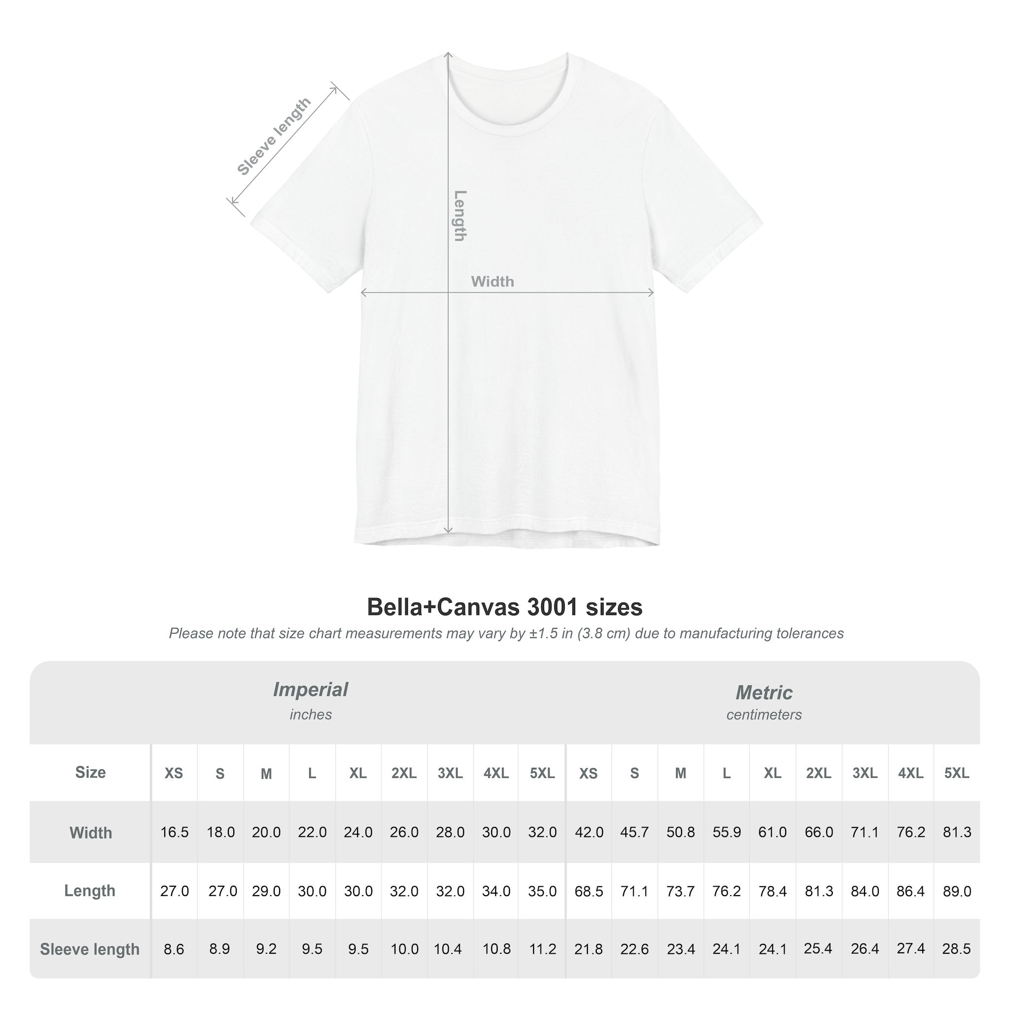 Unisex Minimalist Logo T-Shirt - 100% Airlume Cotton Soft Jersey Tee