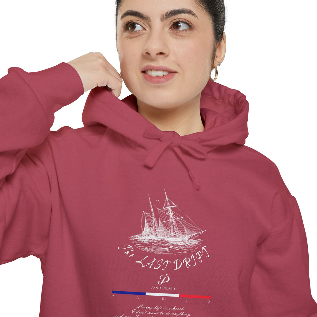 Old Money Nautical Heritage Hoodie - The Last Drift II (9.5oz Garment-Dyed Fleece)