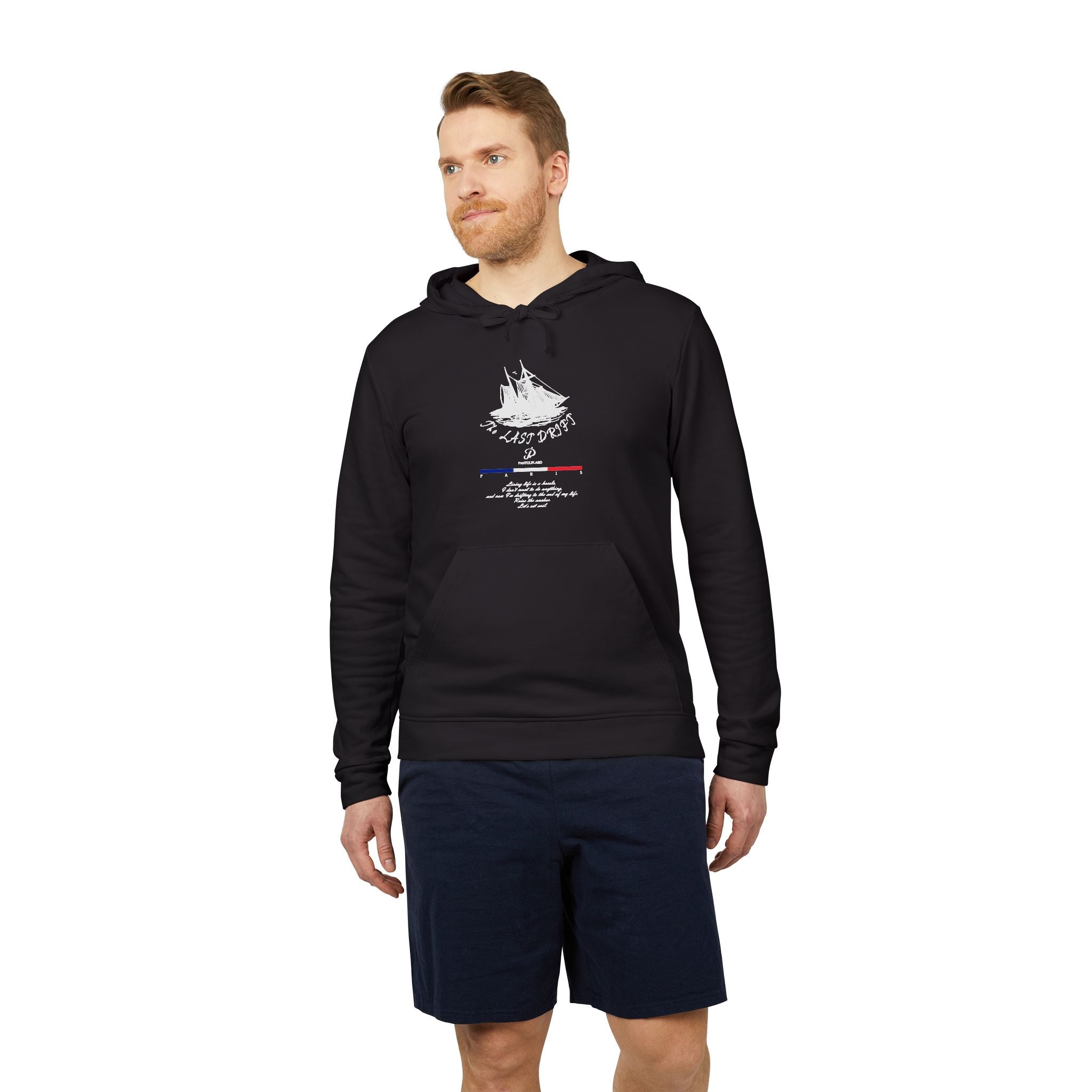 Old Money Yacht Club Hoodie - The Last Drift II (Authentic Adidas Sporty Rich Fleece)