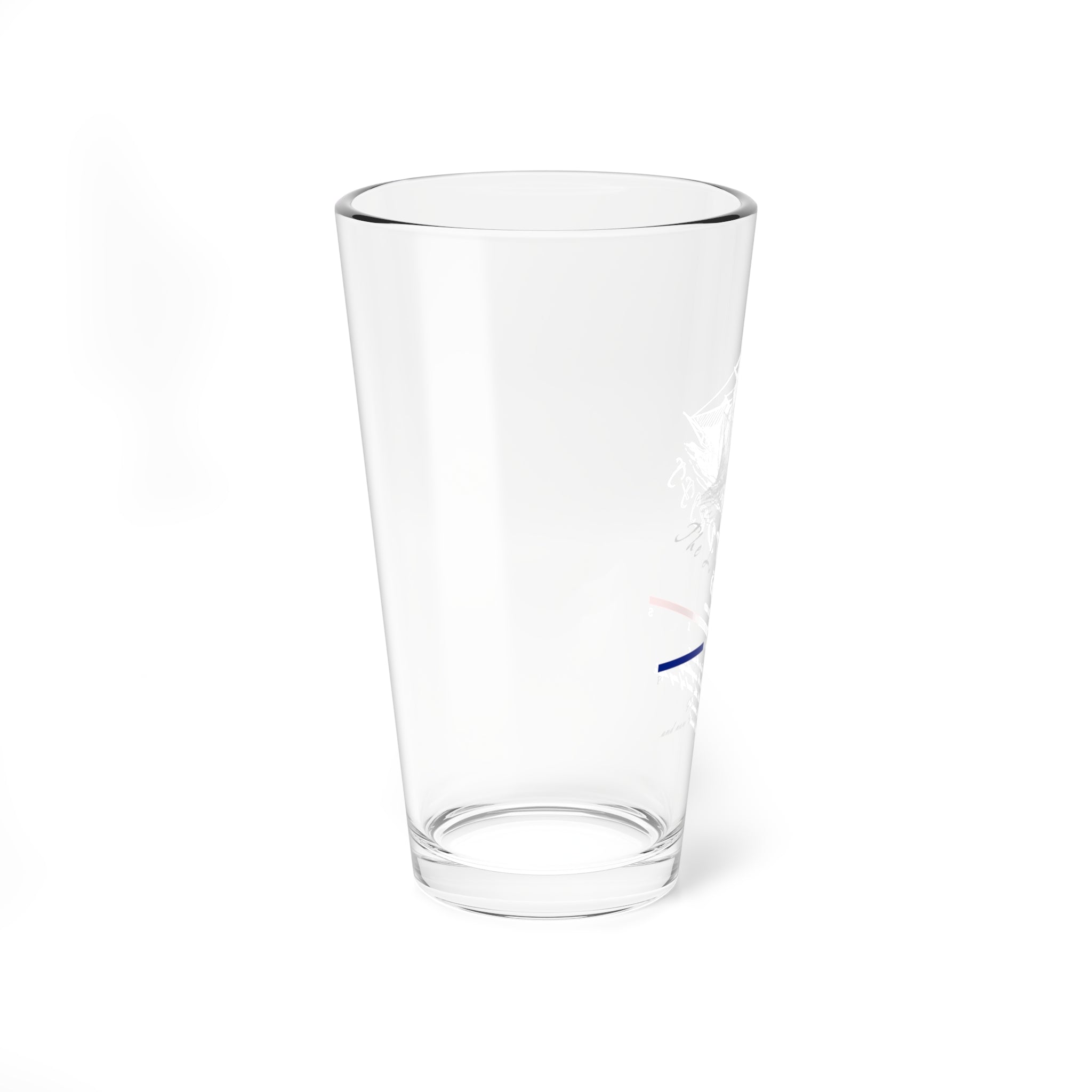 Clear Pantouflard 'The Last Drift' Nautical Solid Glass Mixer