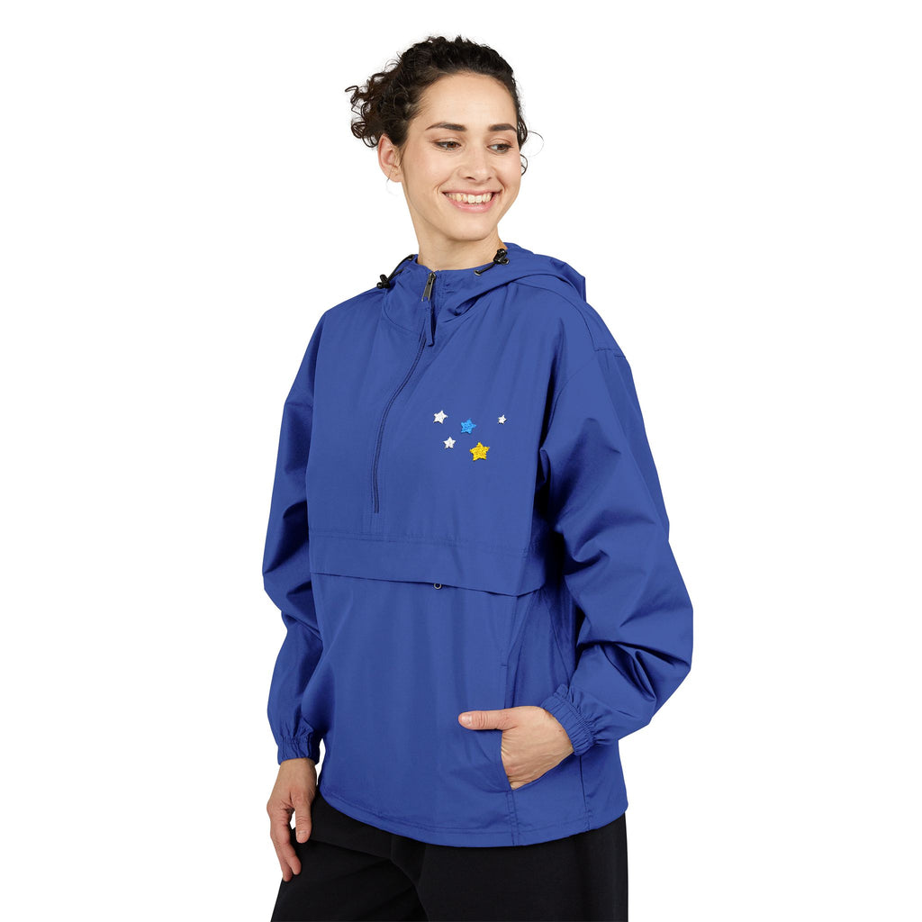 Champion Men's & Women's Cassiopeia Constellation Embroidered Anorak - W-Shape Packable Jacket
