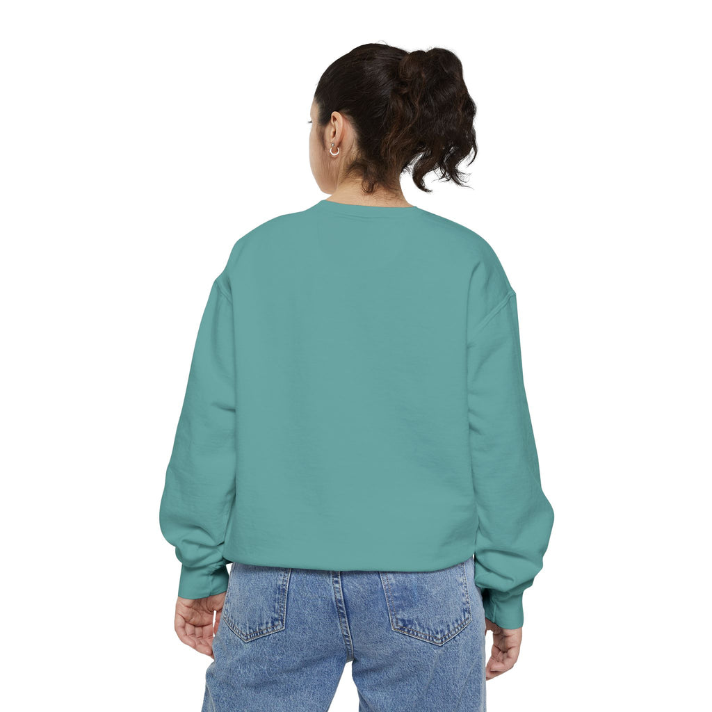 Unisex White Pantouflard Carriage Cotton Blend Sweatshirt