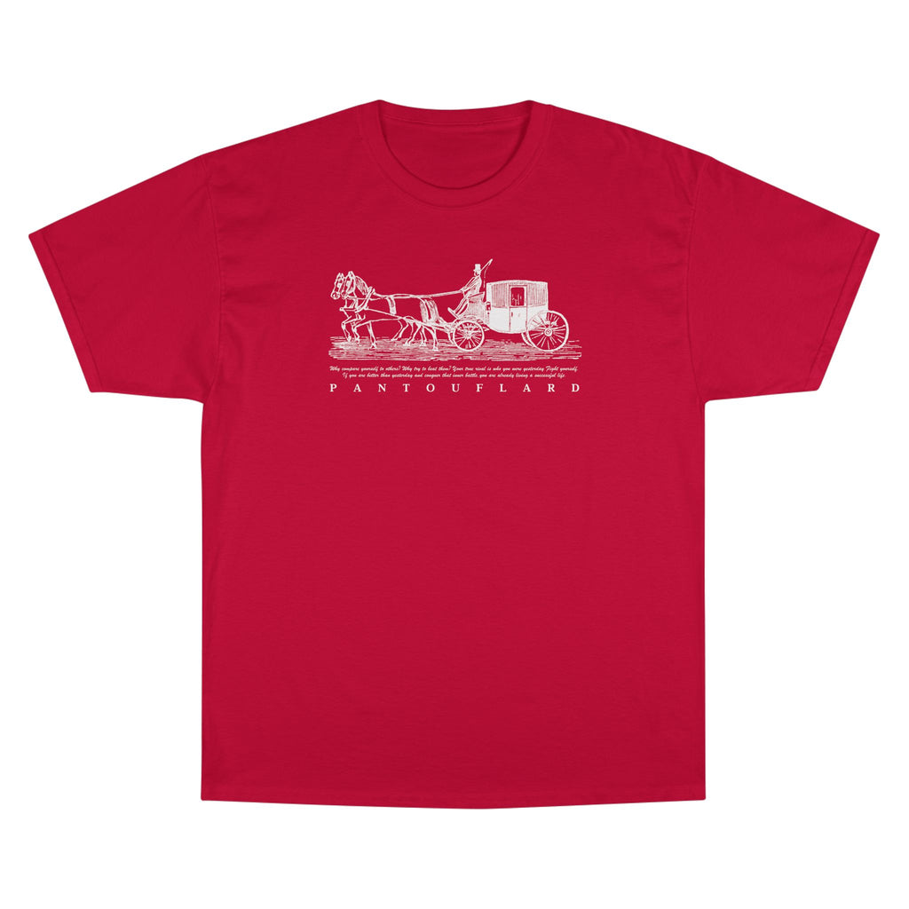 Unisex Charcoal Champion Vintage Carriage 100% Cotton T-Shirt