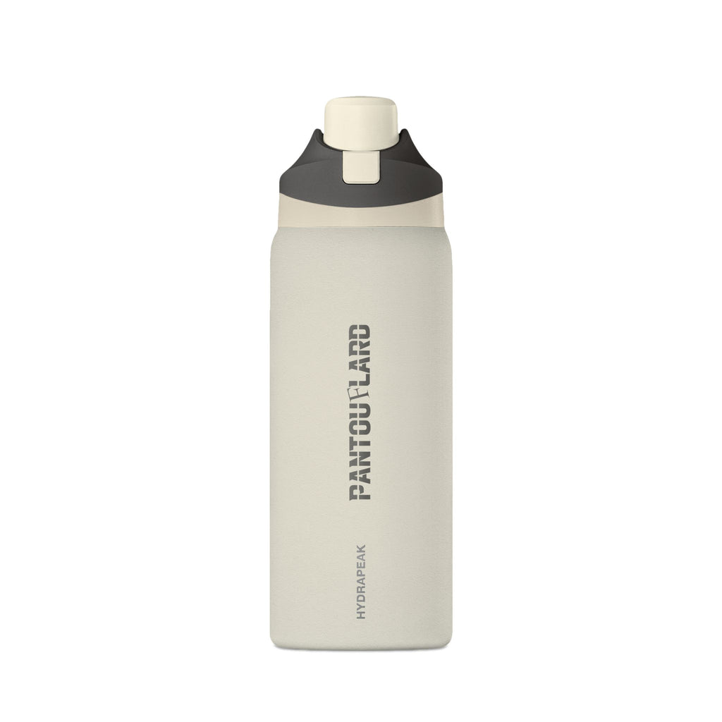 Sedona Red Vertical Pantouflard Logo 32oz Stainless Steel Oasis Water Bottle